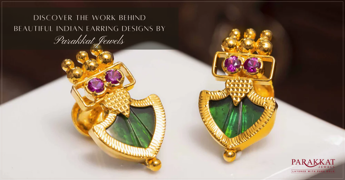 One Gram Gold Plated Earrings