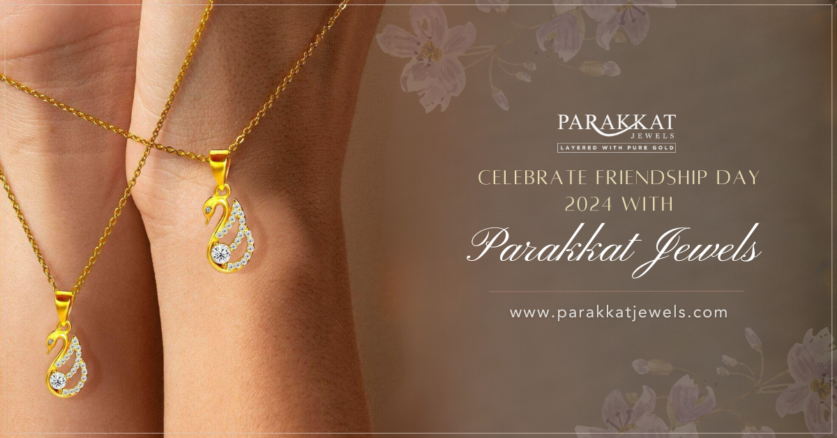 Friendship day gold plated jewellery gift idea 2024