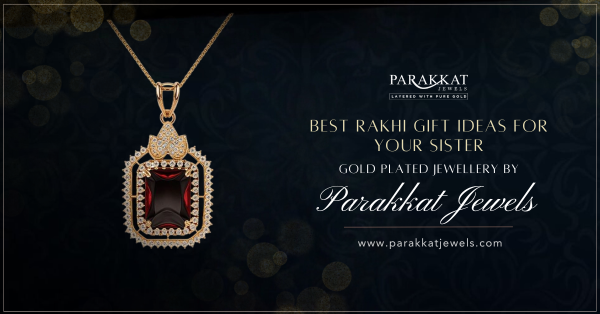 best gold plated jewellery rakhi gift by parakkat jewels