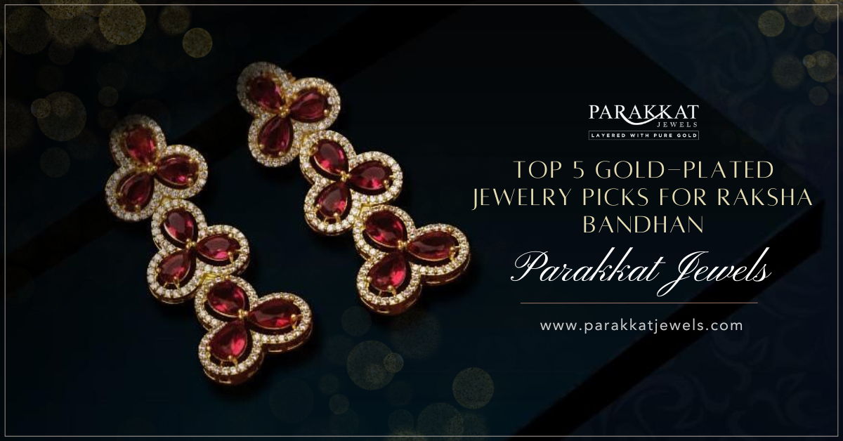 gold plated rakhi gift ideas by parakkat jewels