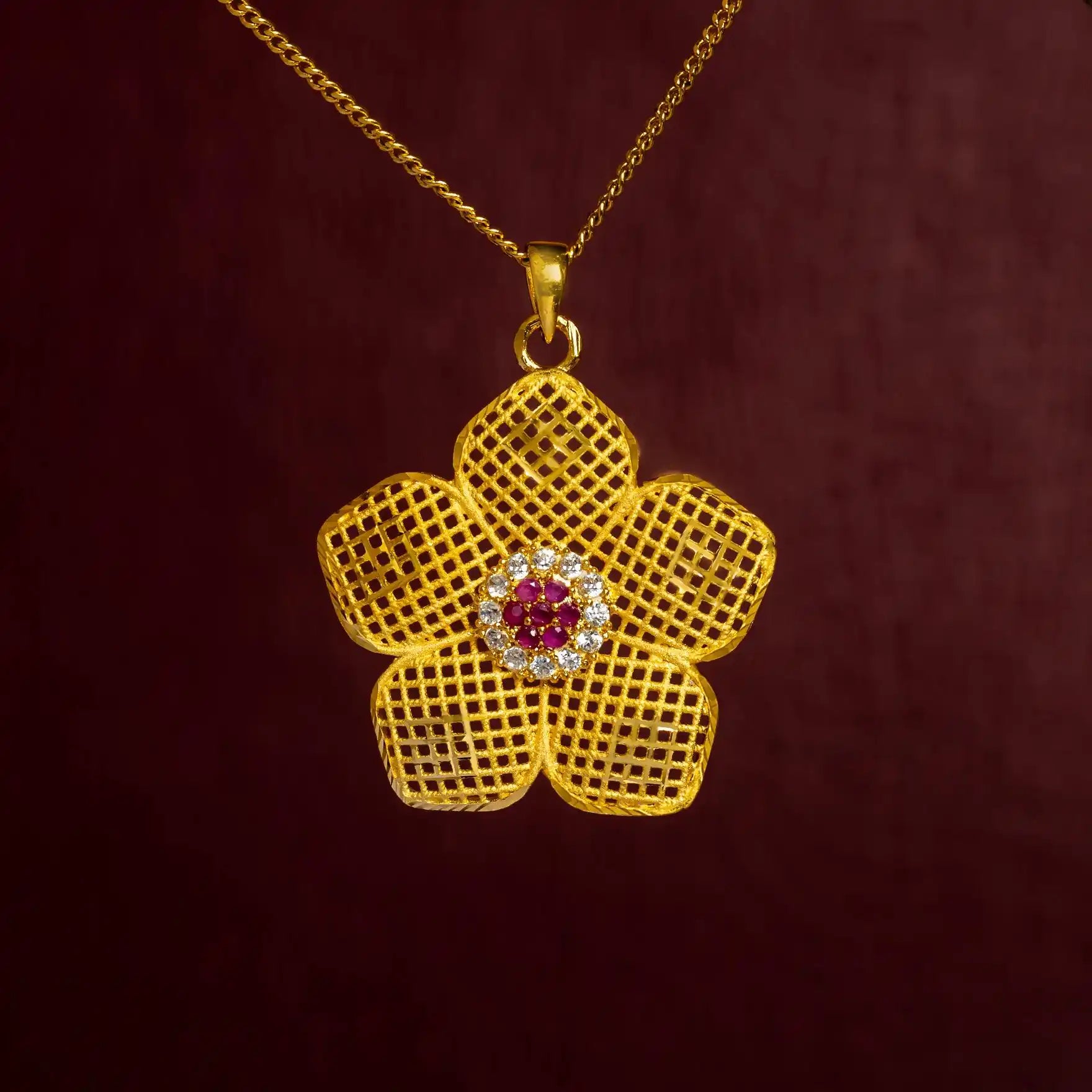 Stone Locket PSLTSWR-051 - Parakkat Jewels