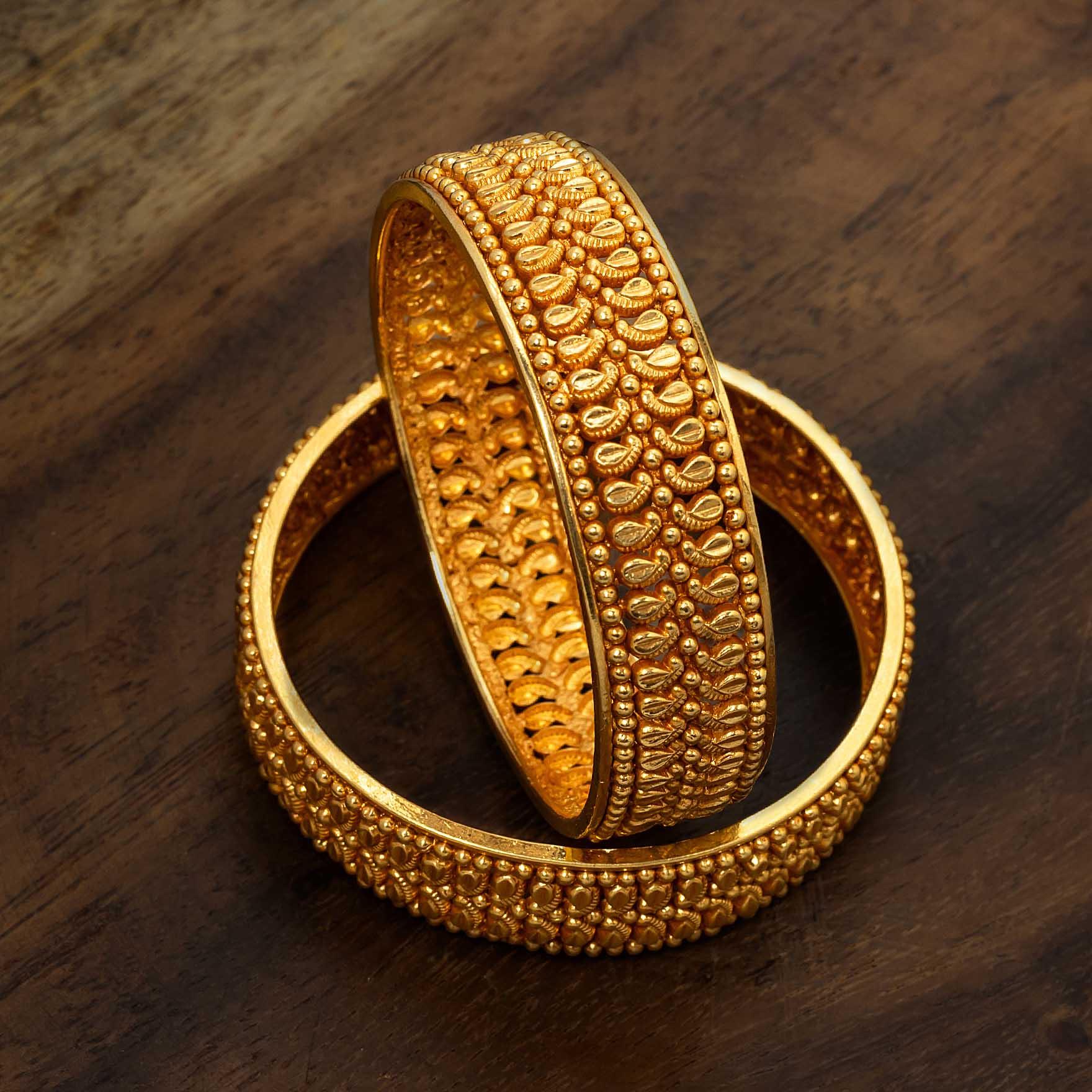 Sreshta Bangle PGGRBSR6-024 - Parakkat Jewels