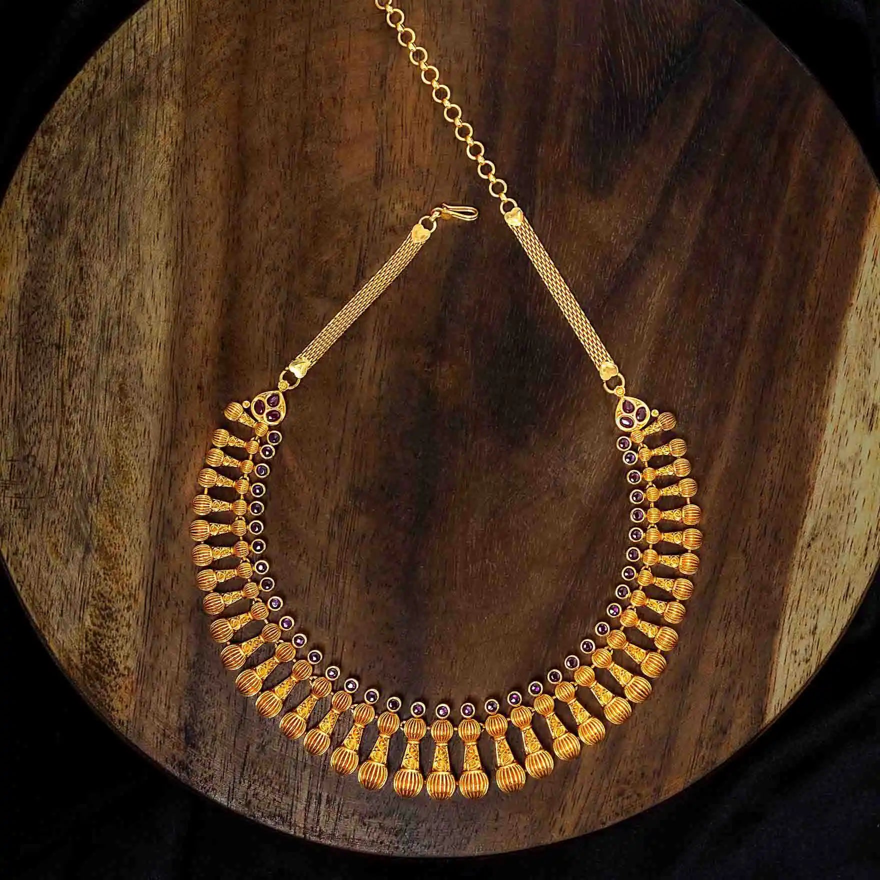 Sreshta Necklace PSGRNS5R11R-039 - Parakkat Jewels