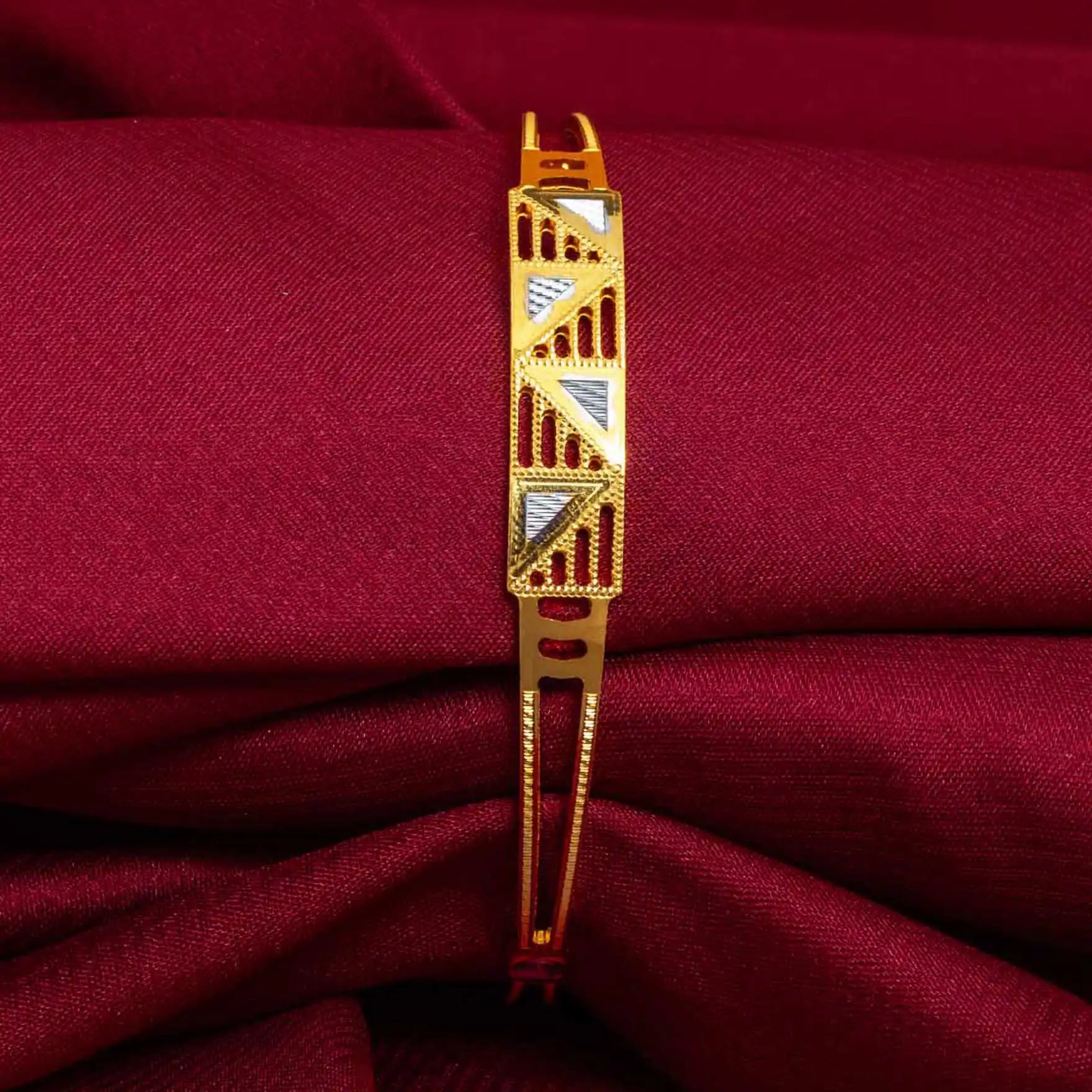 Rhodium Bangle PRGB141-091