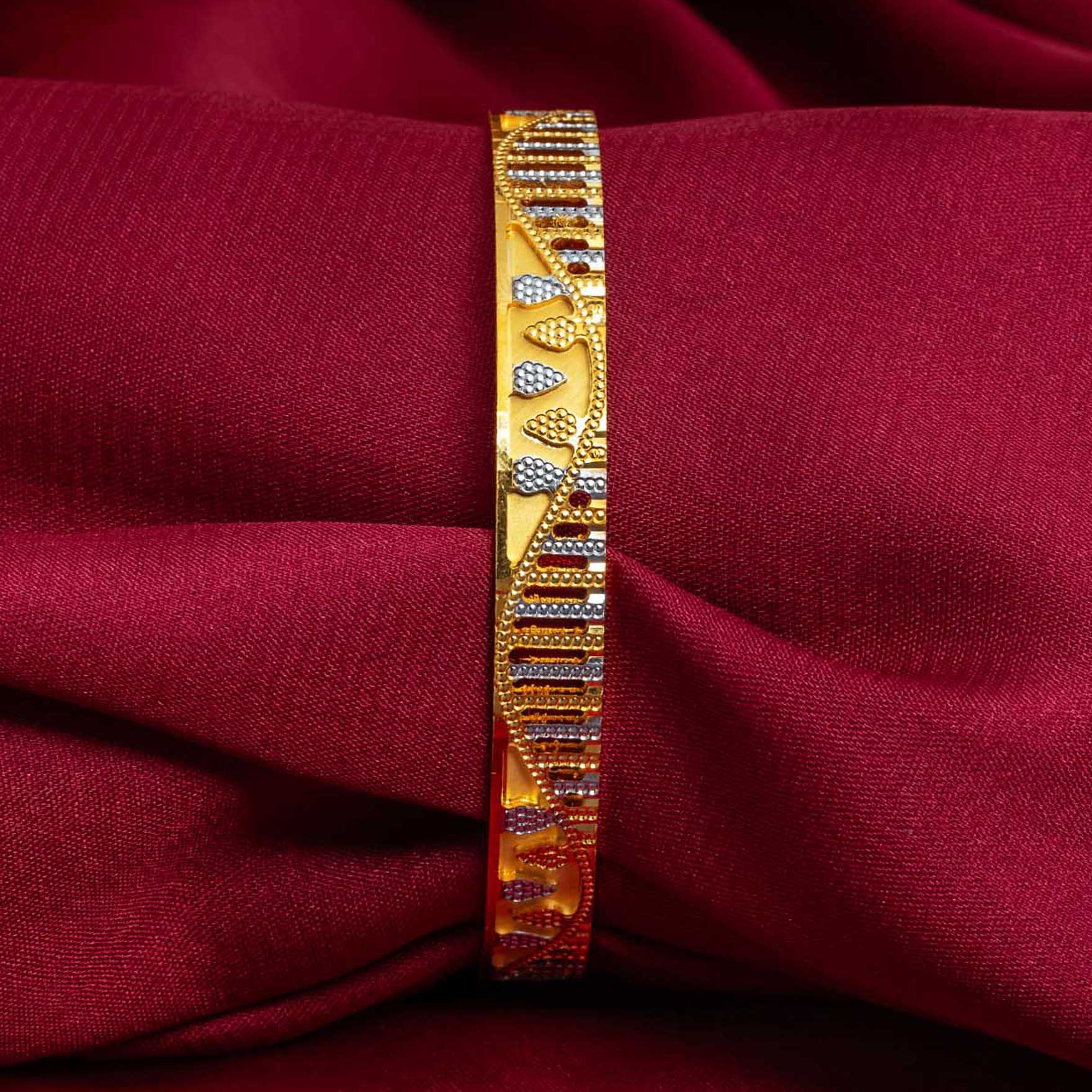 Rhodium Bangle PRGB88-28-062