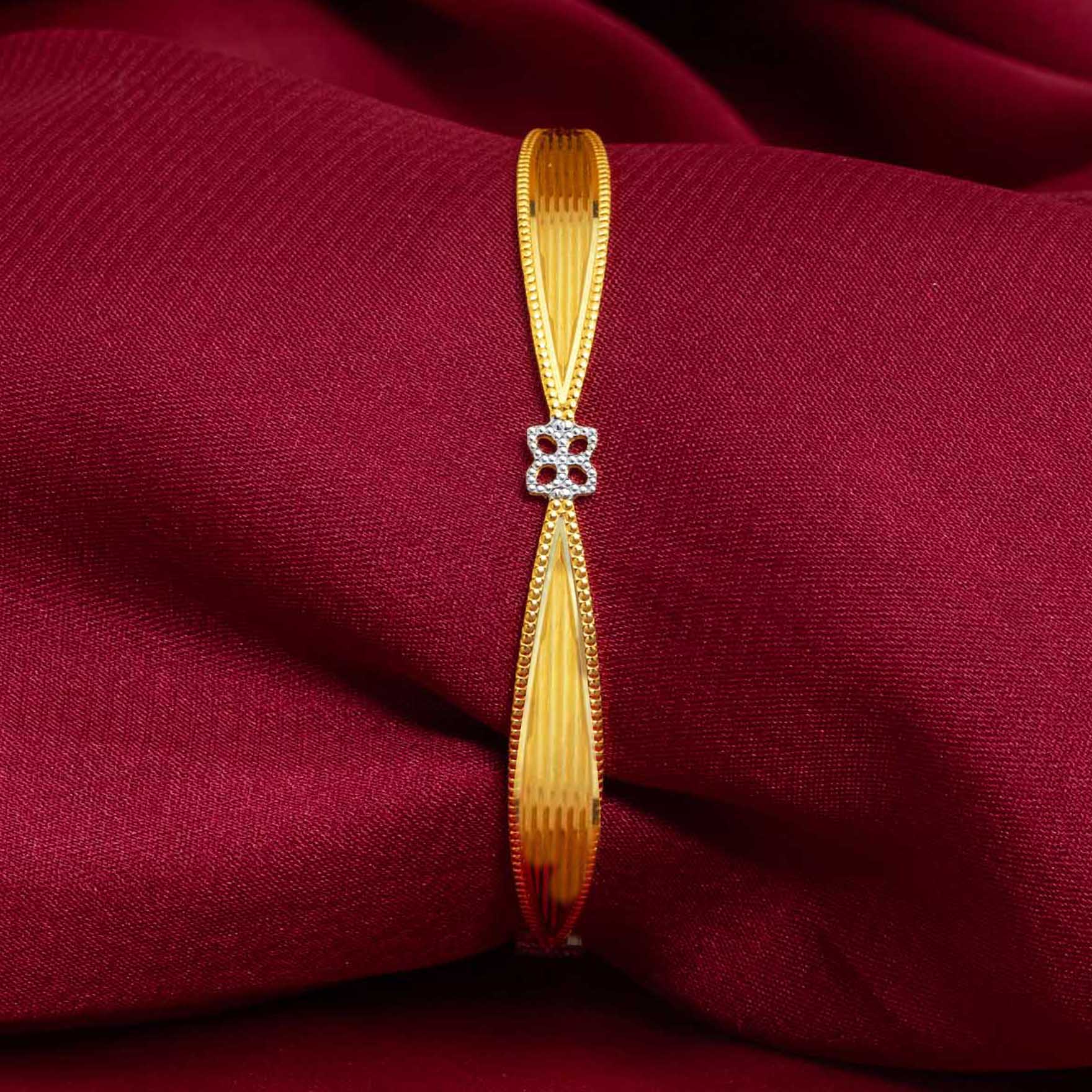 Rhodium Bangle PRGB143-091