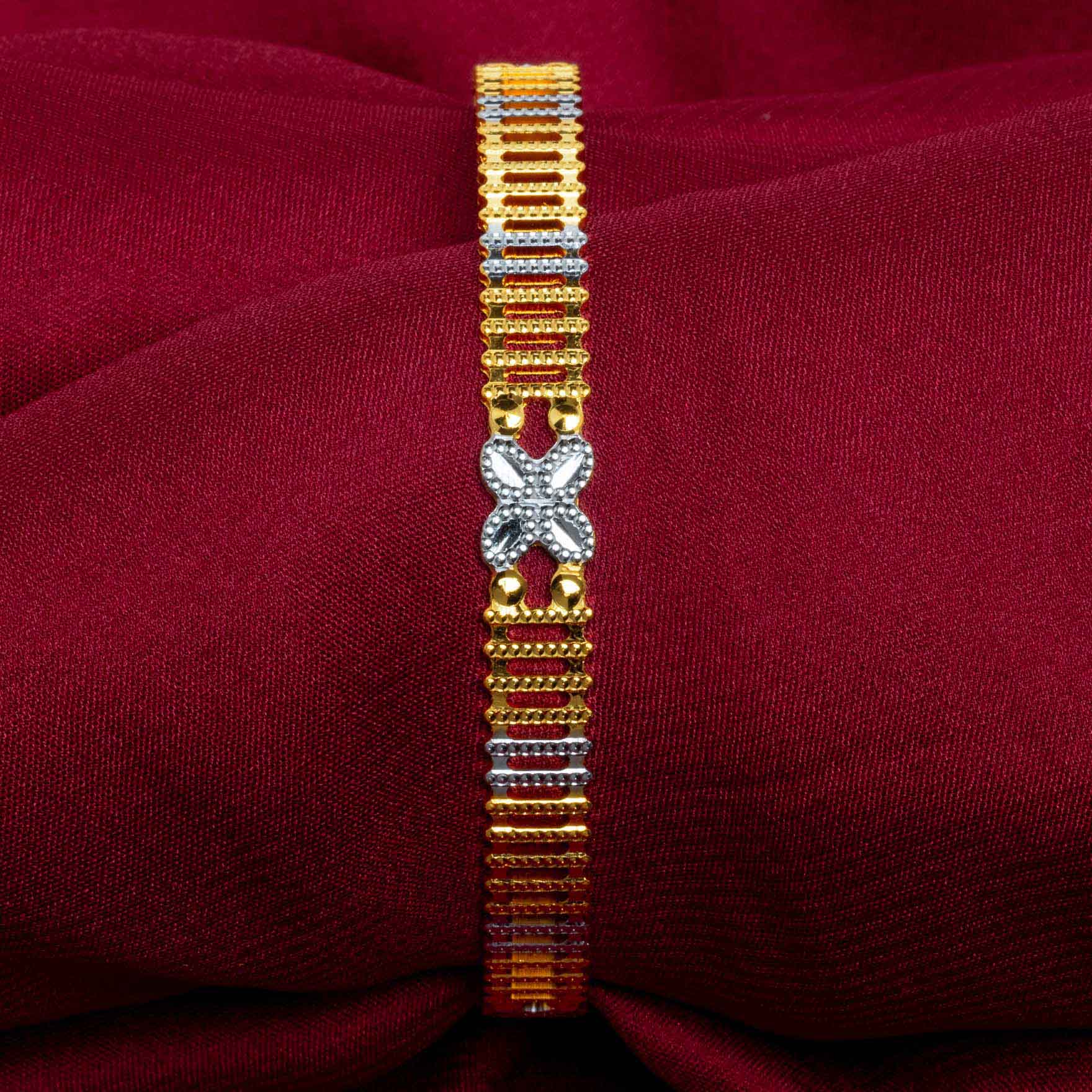 Rhodium Bangle PRGB56-210-032
