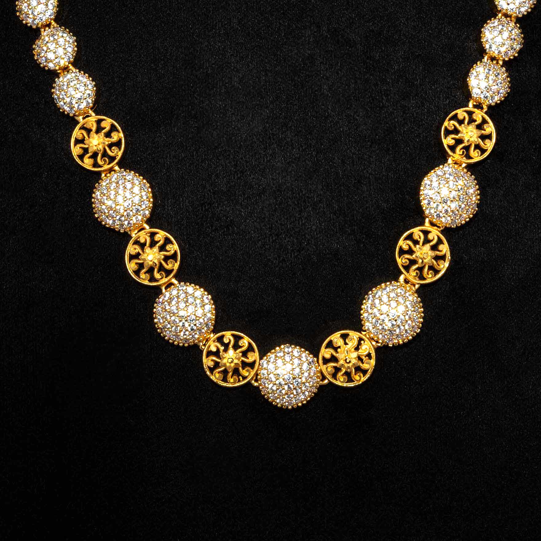 Stone Necklace and Earring PSNS67W-035, PSHST90W-061