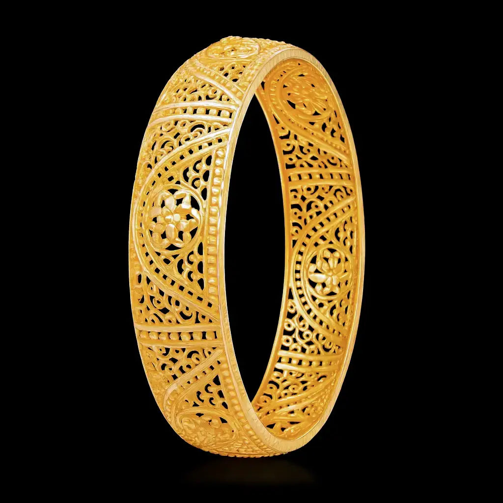 24Kt Gold Plated Bangle