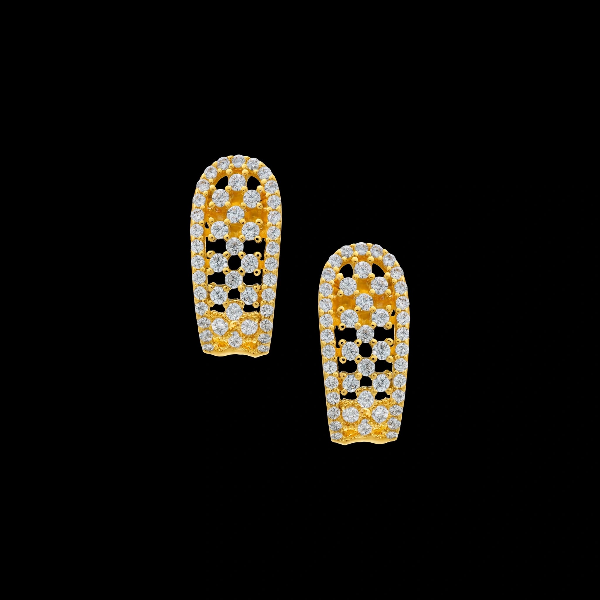 Classic Stone Stud Earrings