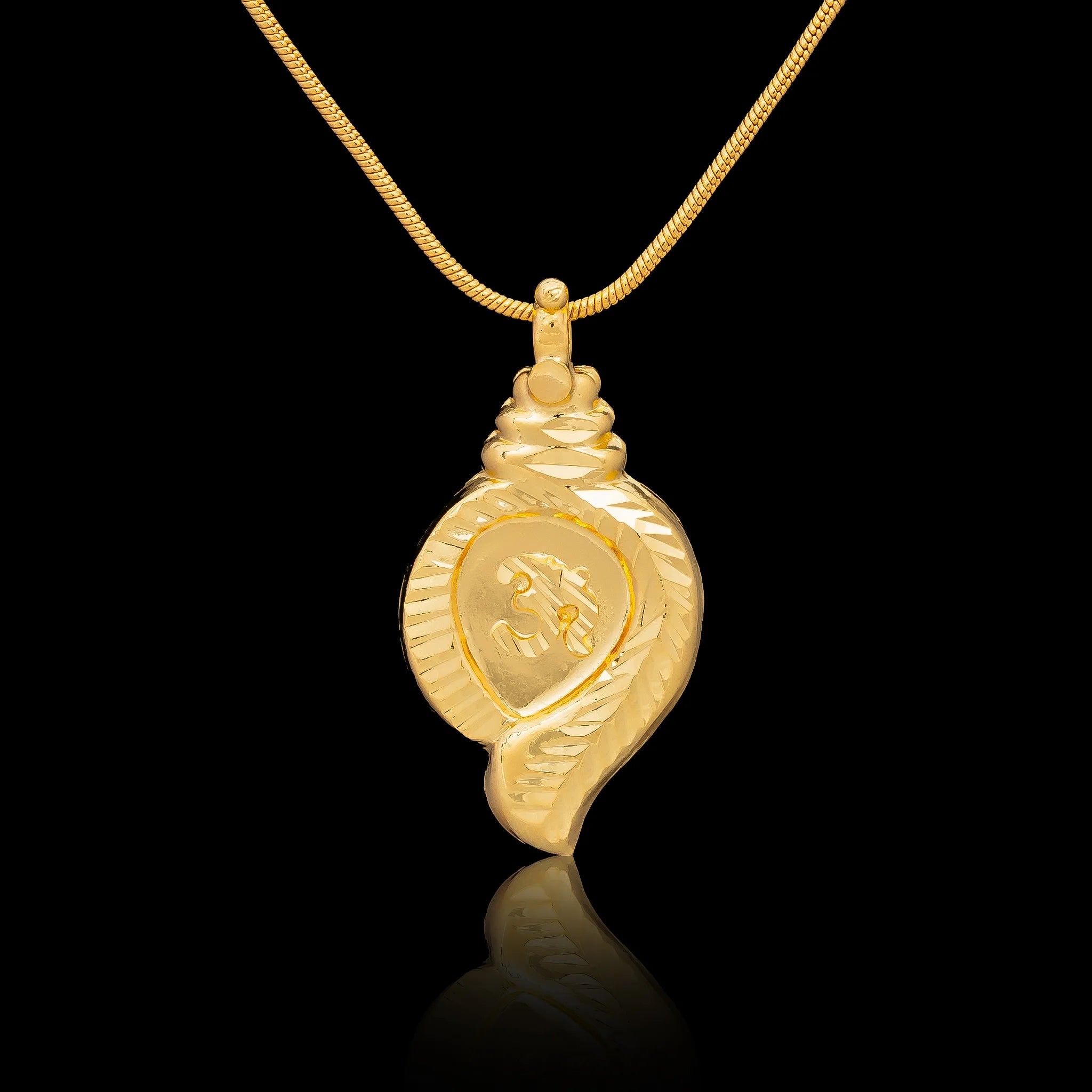 Om Gold Thali Pendant PGTLT58a-09