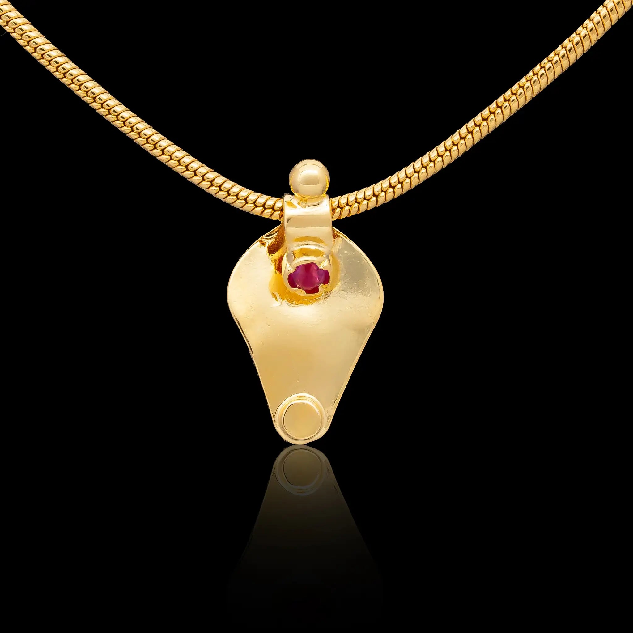 Gold Thali Pendant PSTLT3R-05