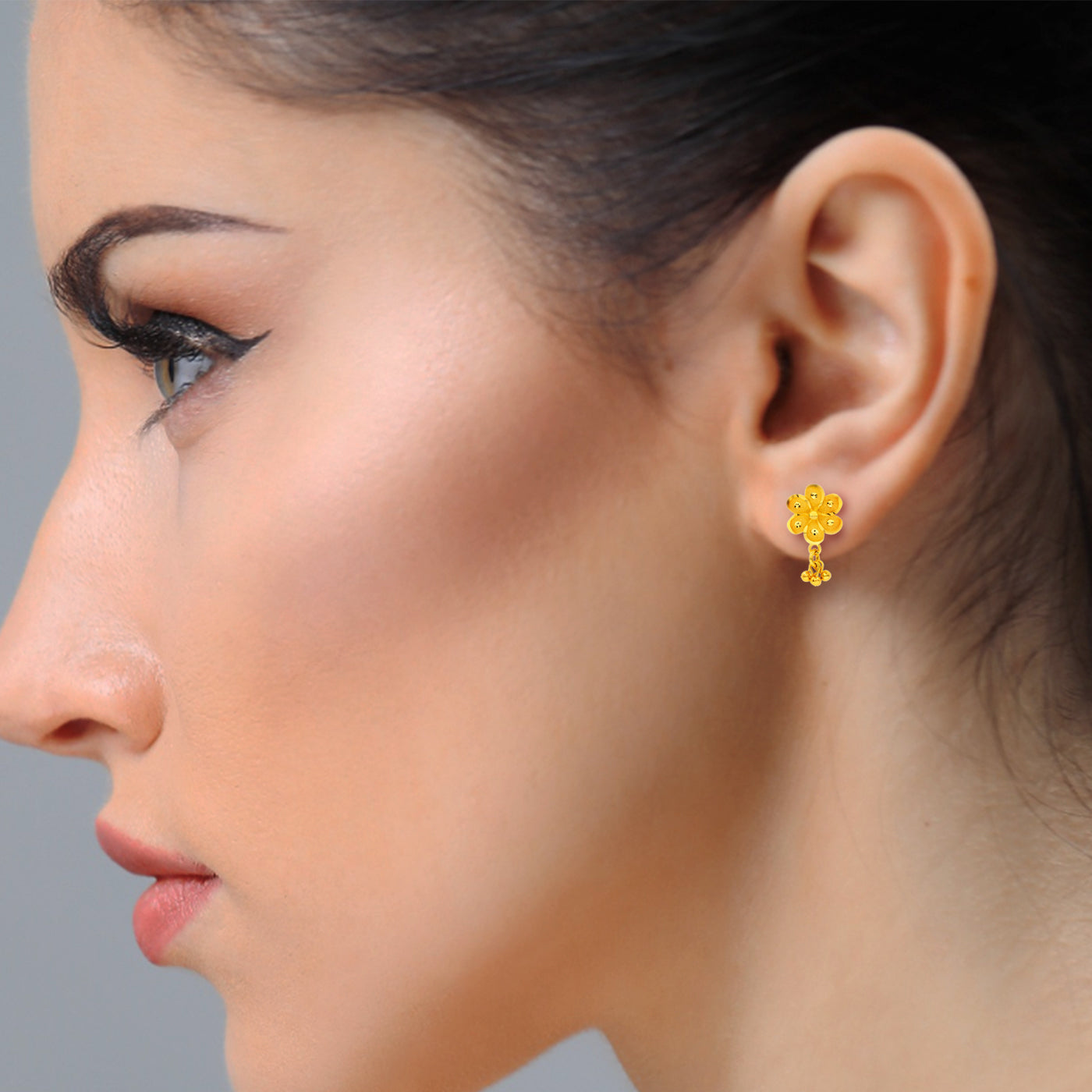 Buy 24kt Gold Plated Hanging Earrings For Women | Parakkat Jewels