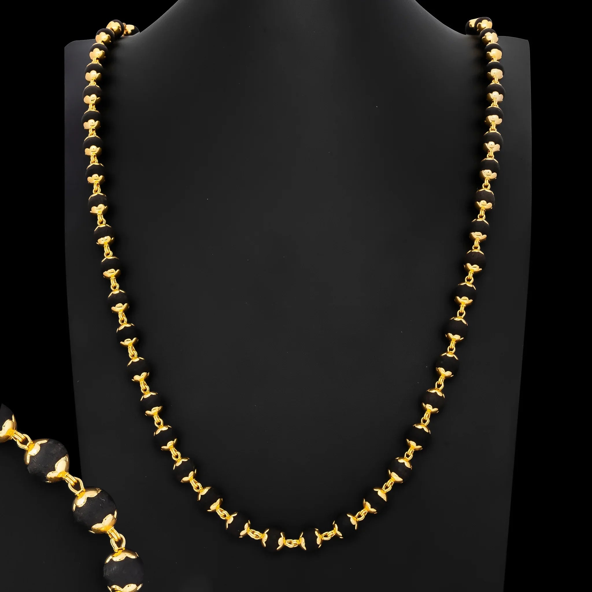 Traditional Karungali Bead Chain PKKC3-028