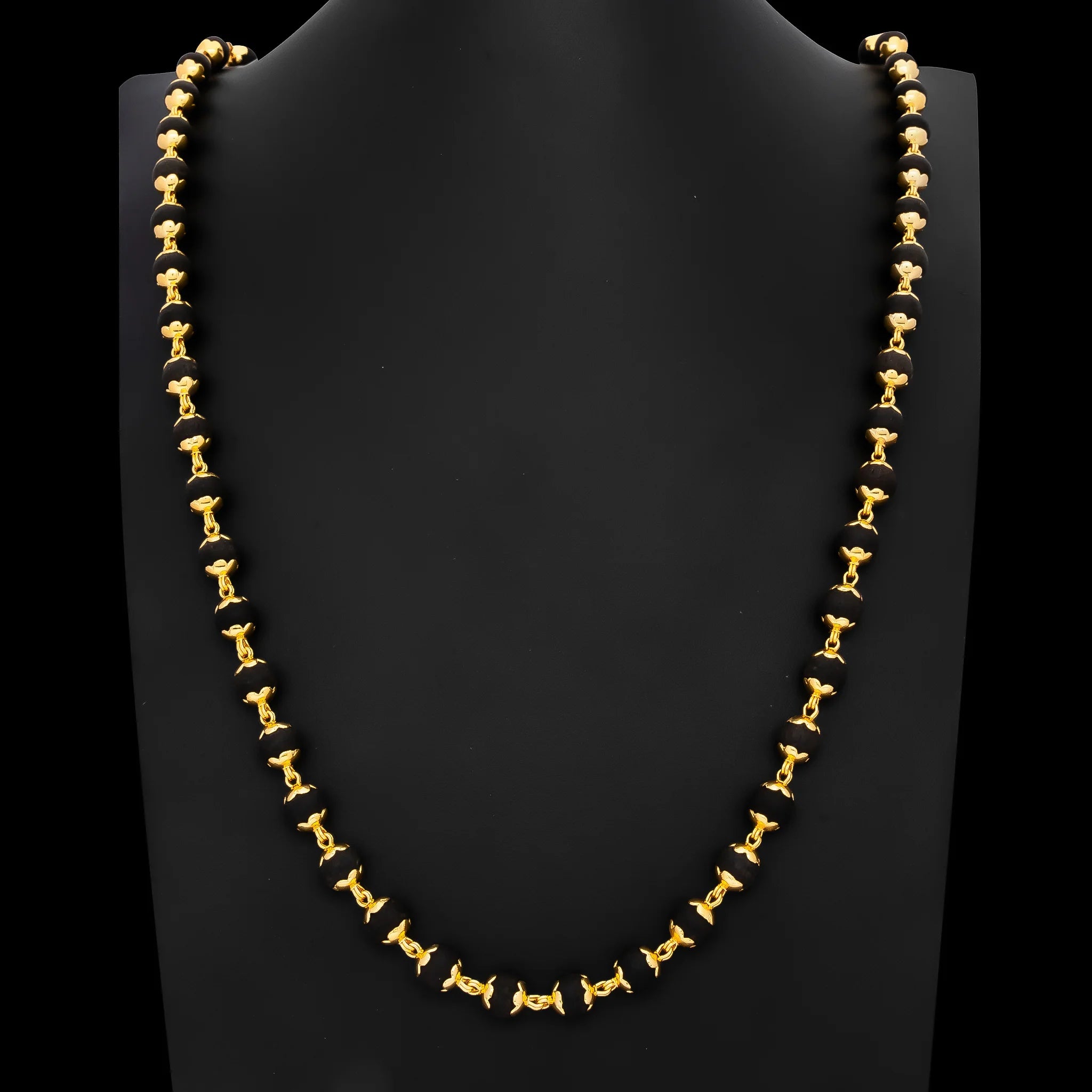 Traditional Karungali Bead Chain PKKC3-028