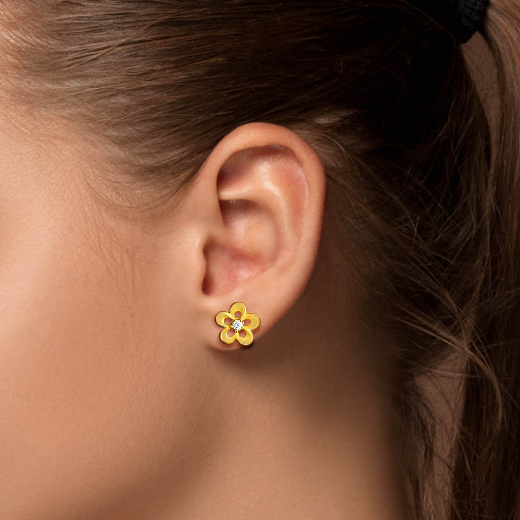 Stone Earring PSST81W-07