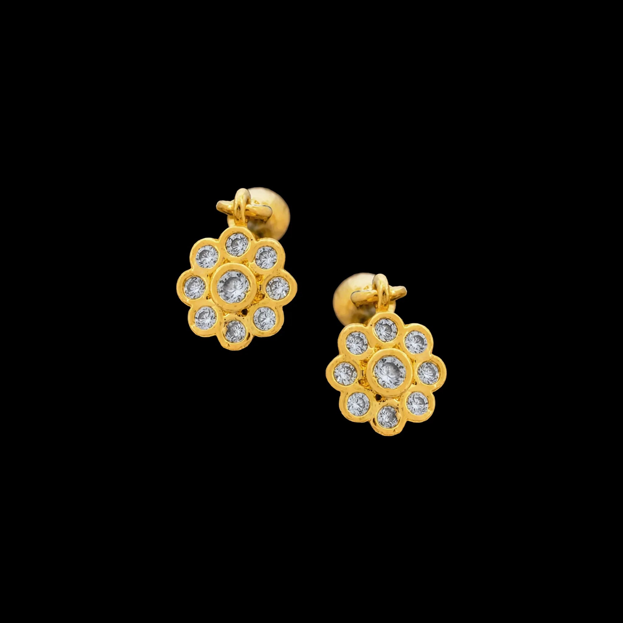 Stylish Stone Stud Earrings