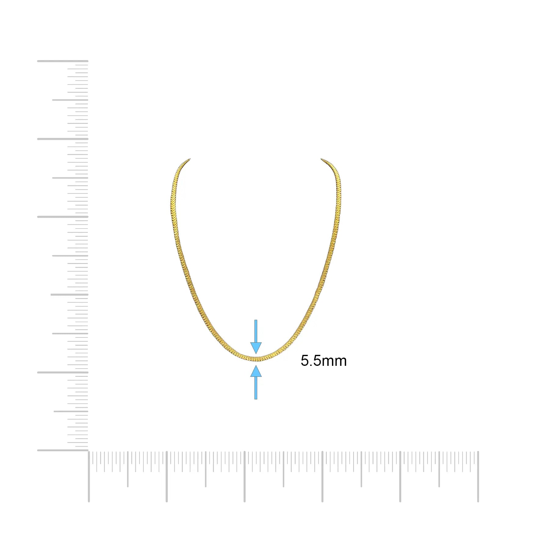 Gold chain PCPN1-007
