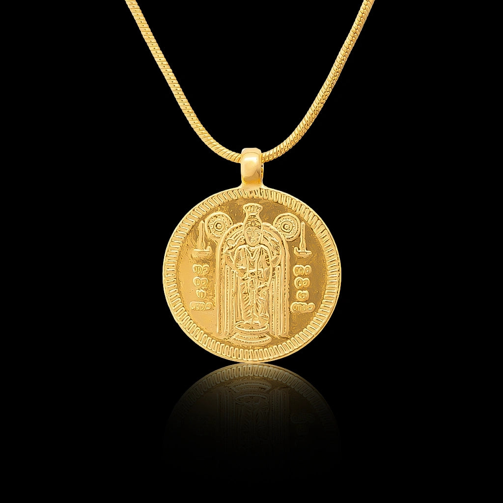 Gold Layered Coin Pendent PGLT95-07