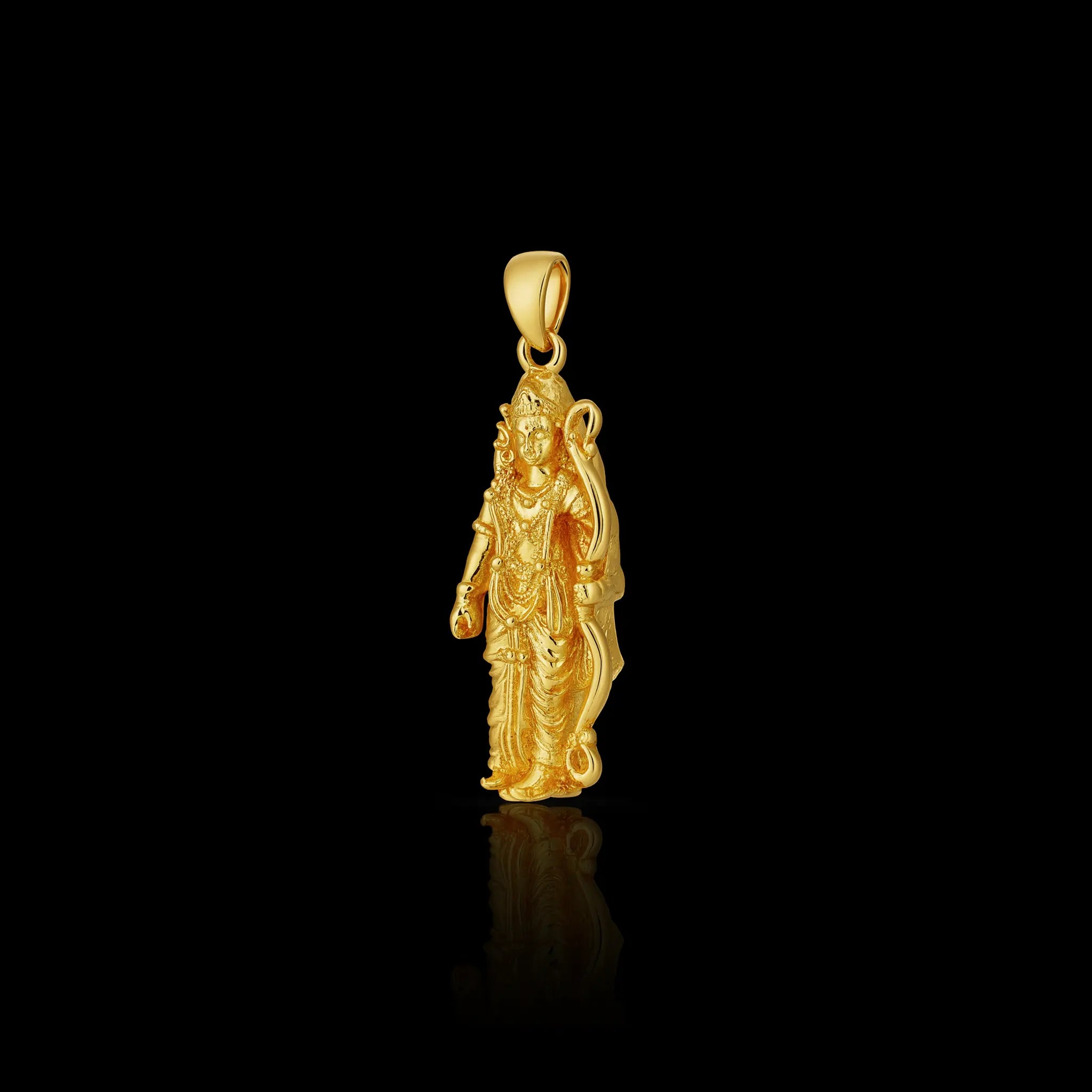 Sree Ram Figurative Gold Pendant PGLT22-081