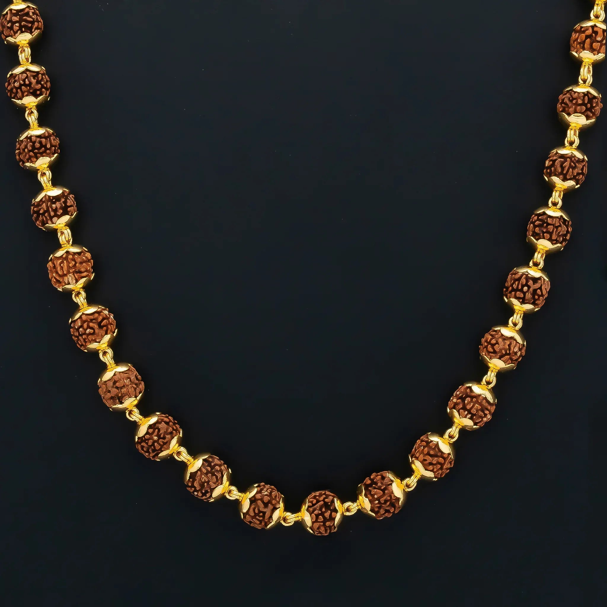 Sacred Rudraksham Bead Chain PRUC2-027