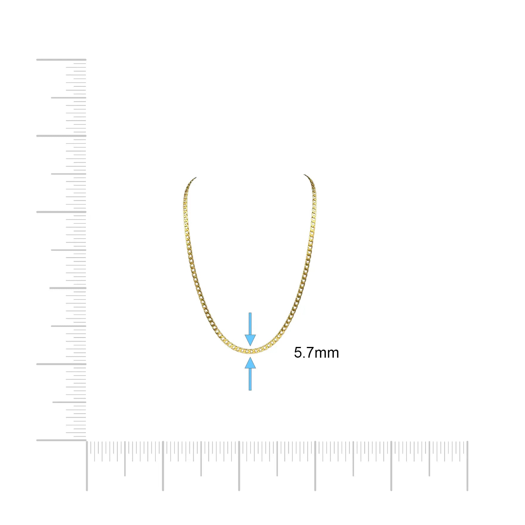 Gold chain PCPR48-007