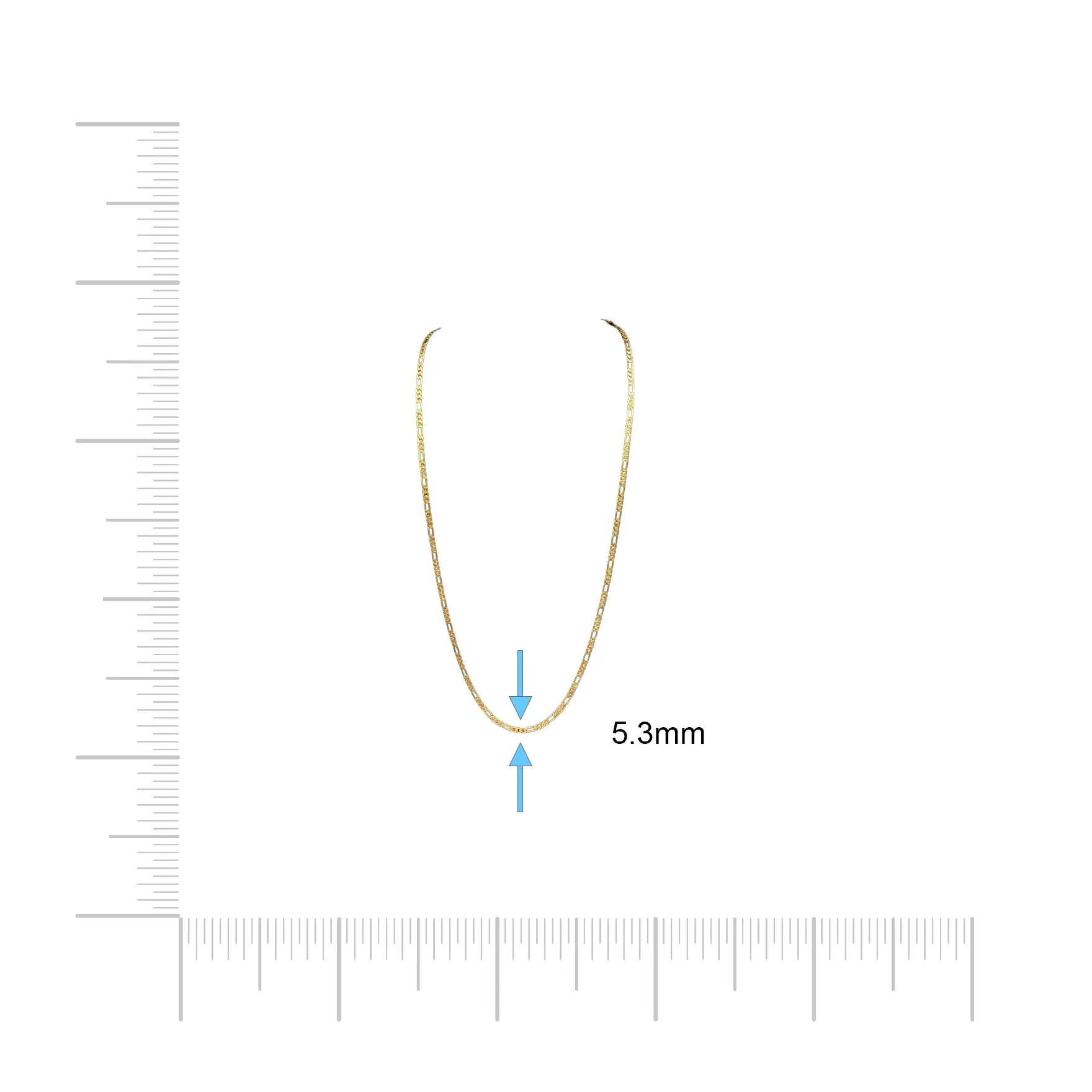 Gold chain PCPR58-007
