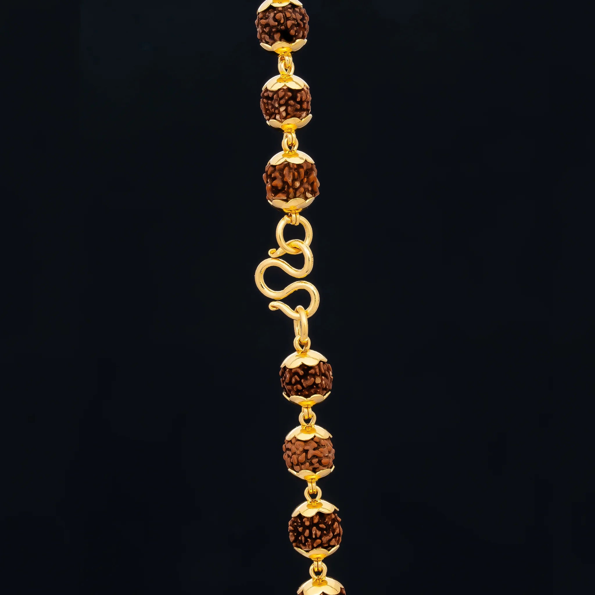 Sacred Rudraksham Bead Chain PRUC2-027
