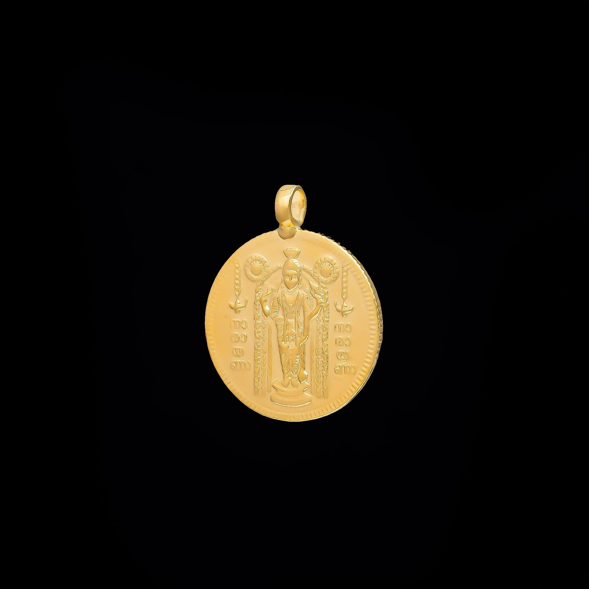 Gold Layered Coin Pendent PGLT97-07