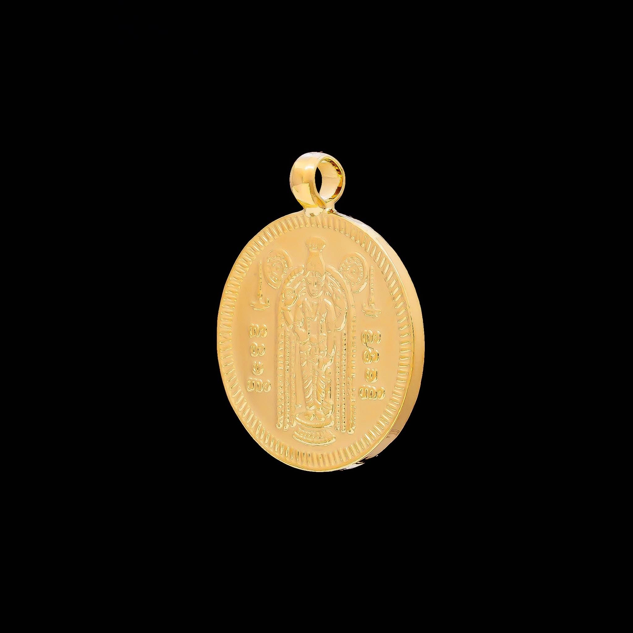 Gold Layered Coin Pendent PGLT95-07