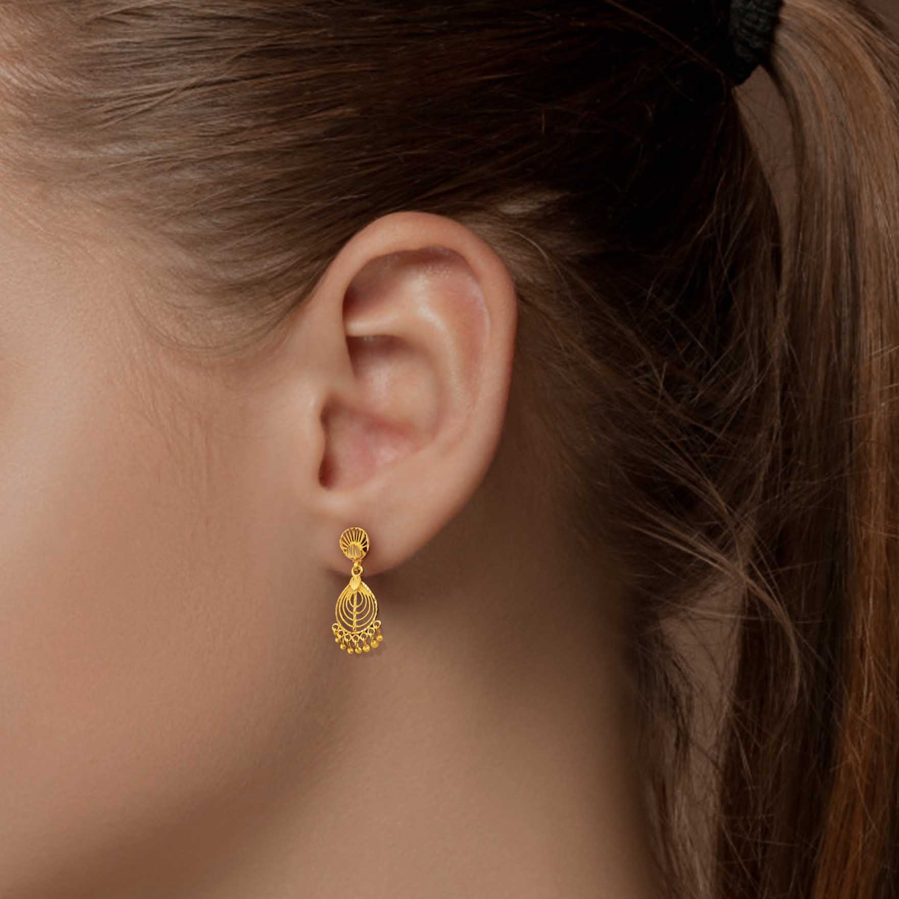 Golden Earrings PGHST210a-001