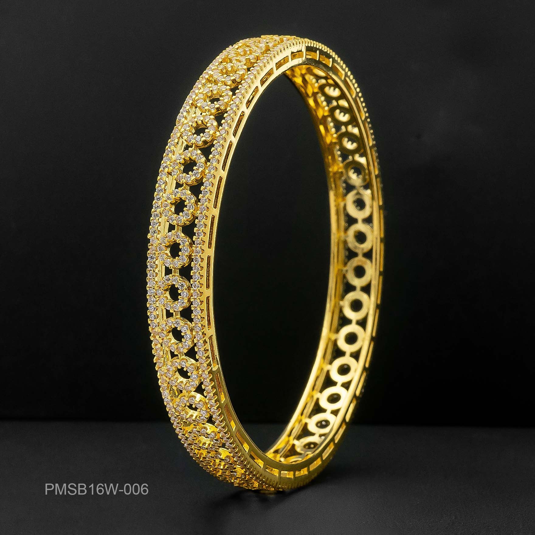 PREMIUM STONE BANGLE PMSB16W-006