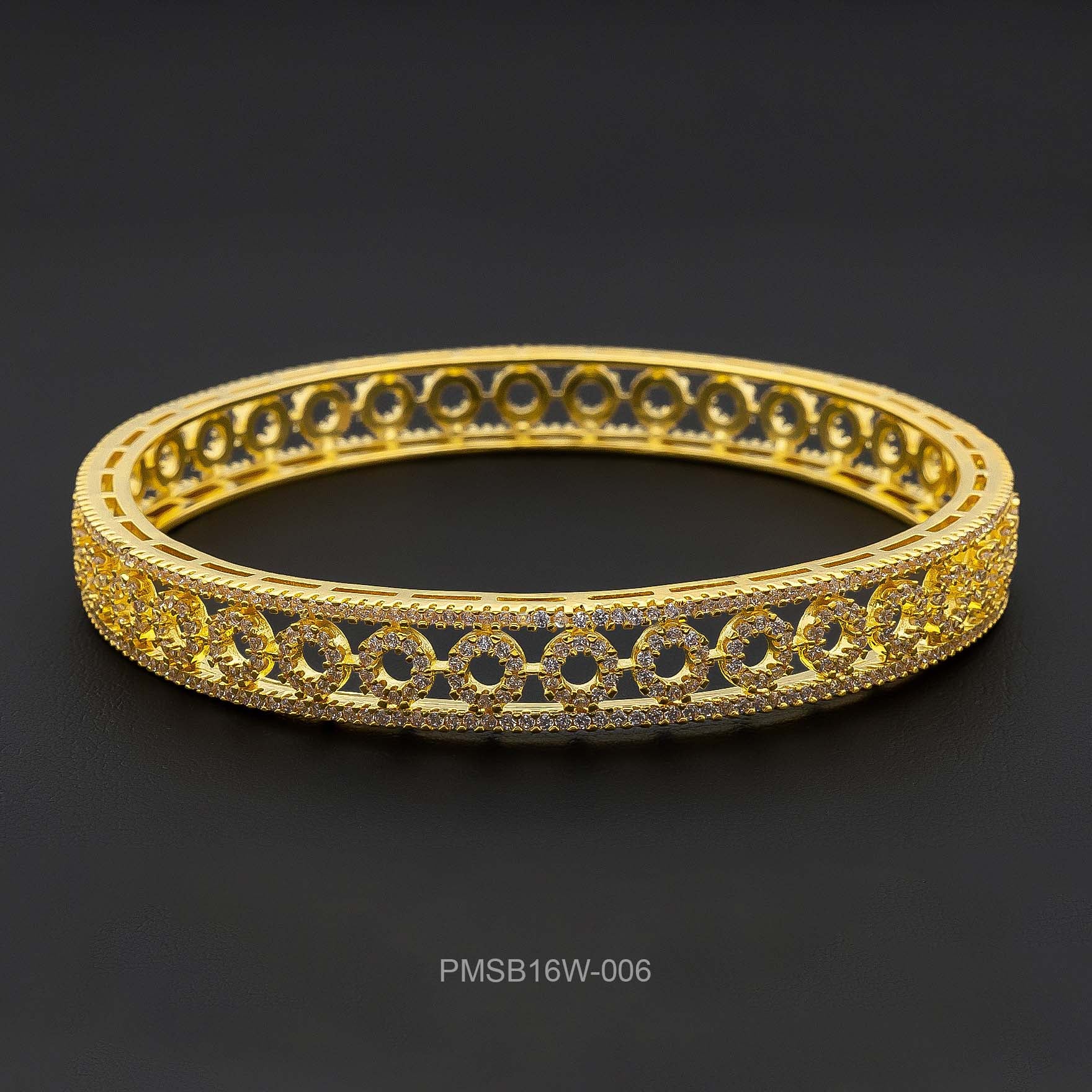 PREMIUM STONE BANGLE PMSB16W-006