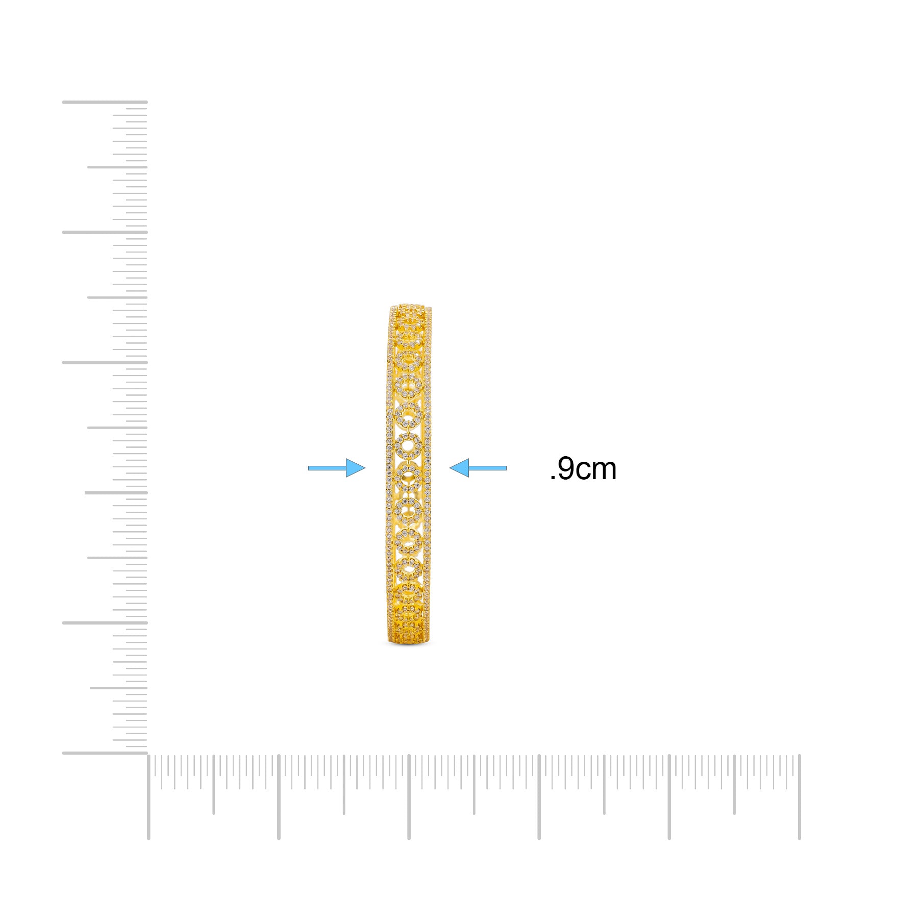 PREMIUM STONE BANGLE PMSB16W-006