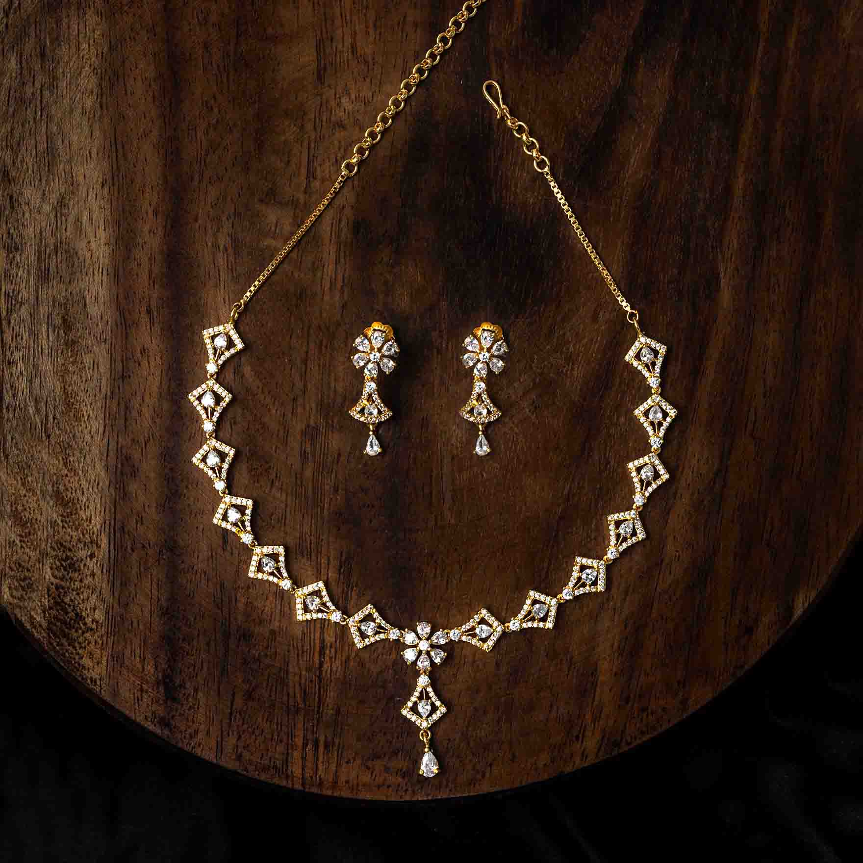 Stone Necklace PSNSS90W-064