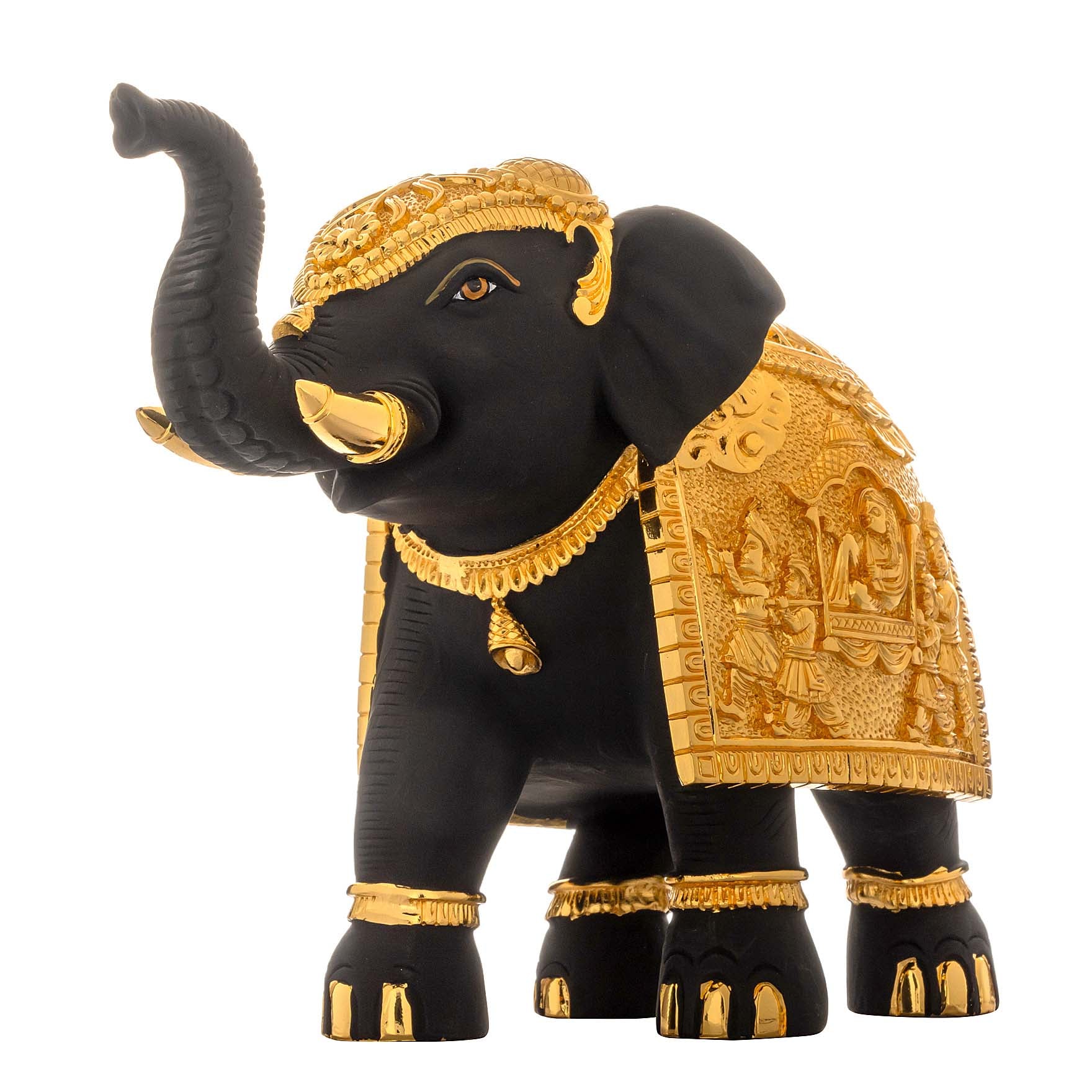 Elephant Figurine – Ornate Carved Design – Decorative Showpiece – Home Décor & Vastu Gift | PIDRBEL6-059