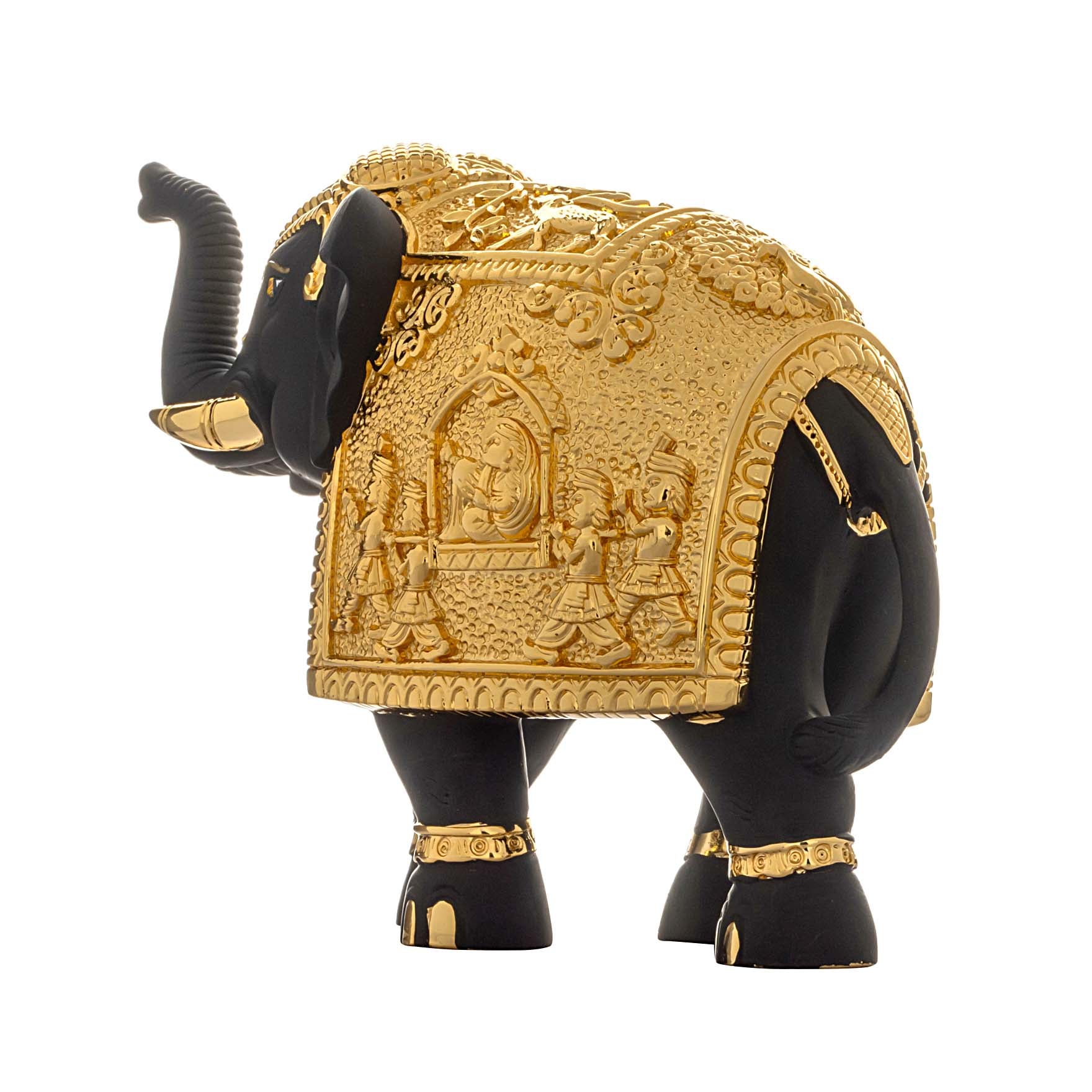 Elephant Figurine – Ornate Carved Design – Decorative Showpiece – Home Décor & Vastu Gift | PIDRBEL11-005