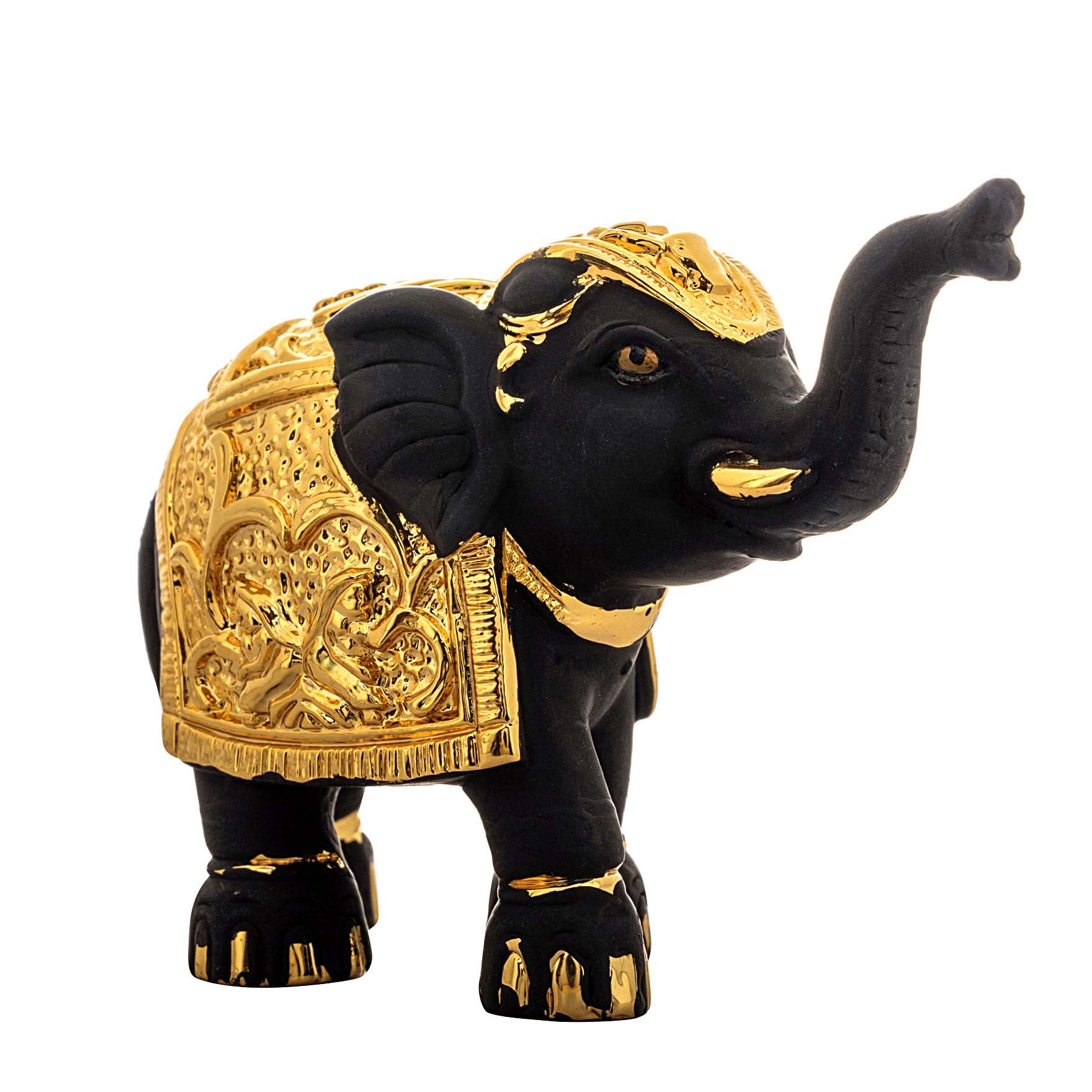 Elephant Figurine – Ornate Carved Design – Decorative Showpiece – Home Décor & Vastu Gift | PIDRBEL1-011
