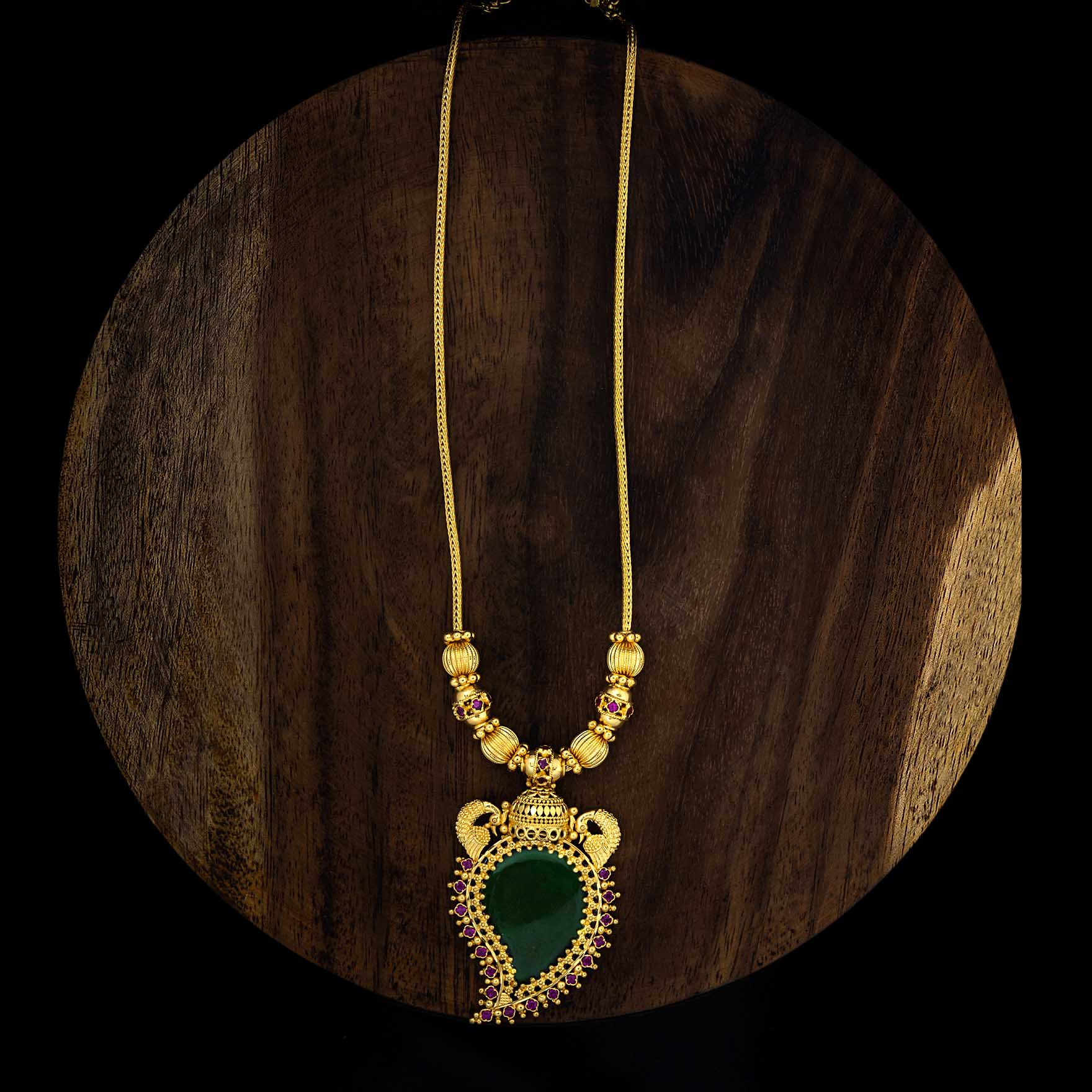 Palakka Mango Stone Necklace PSPKNMG9-0311