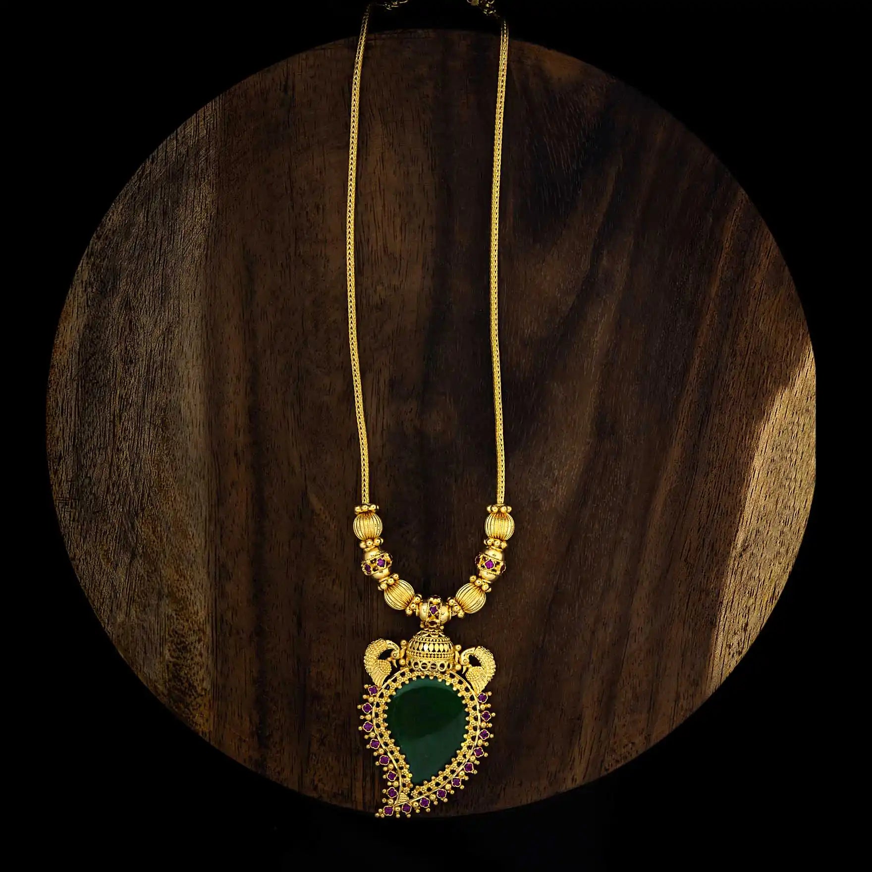 Palakka Mango Stone Necklace PSPKNMG9-0311