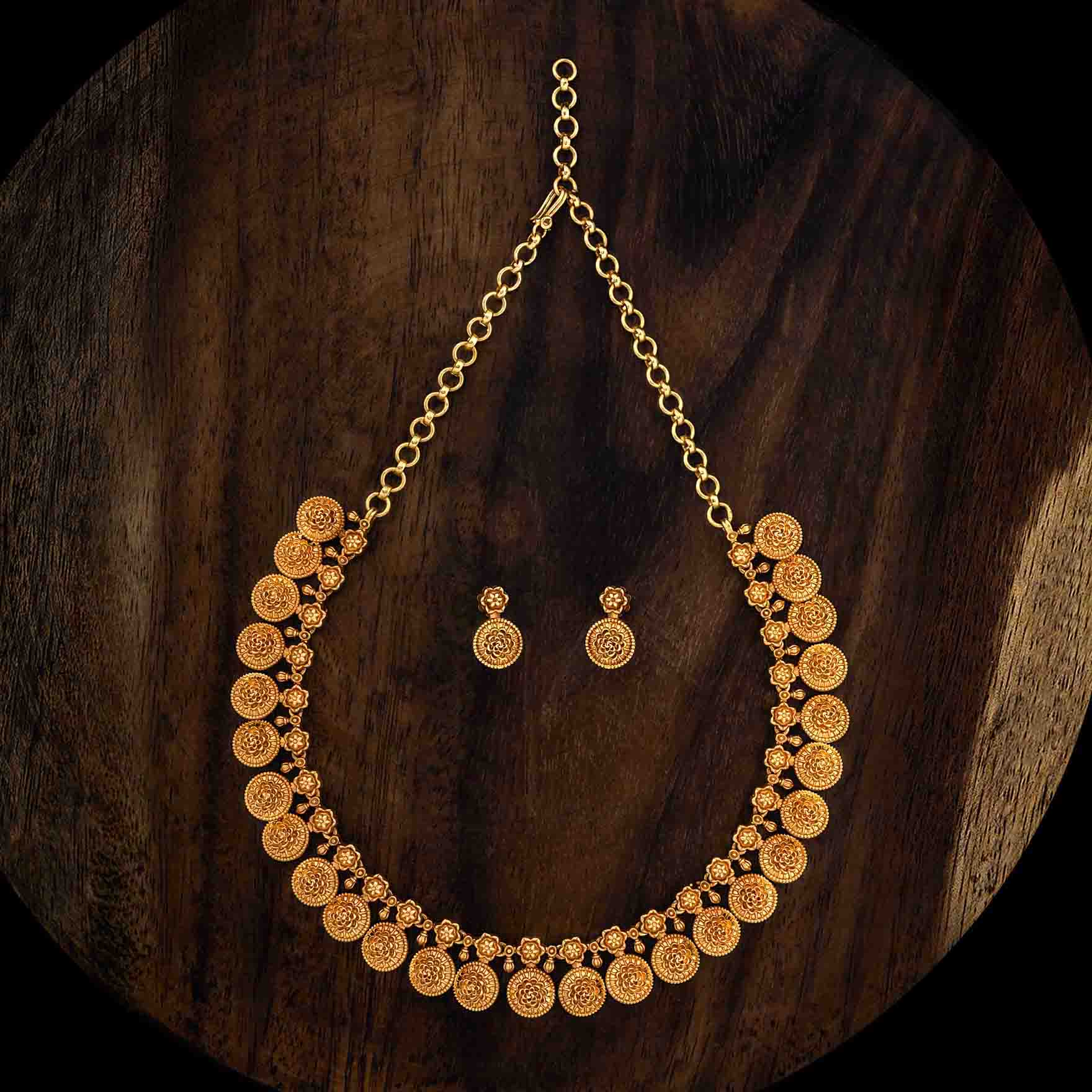 Sreshta Necklace PGGRNSSR2-036,PGGRSTSR2-041