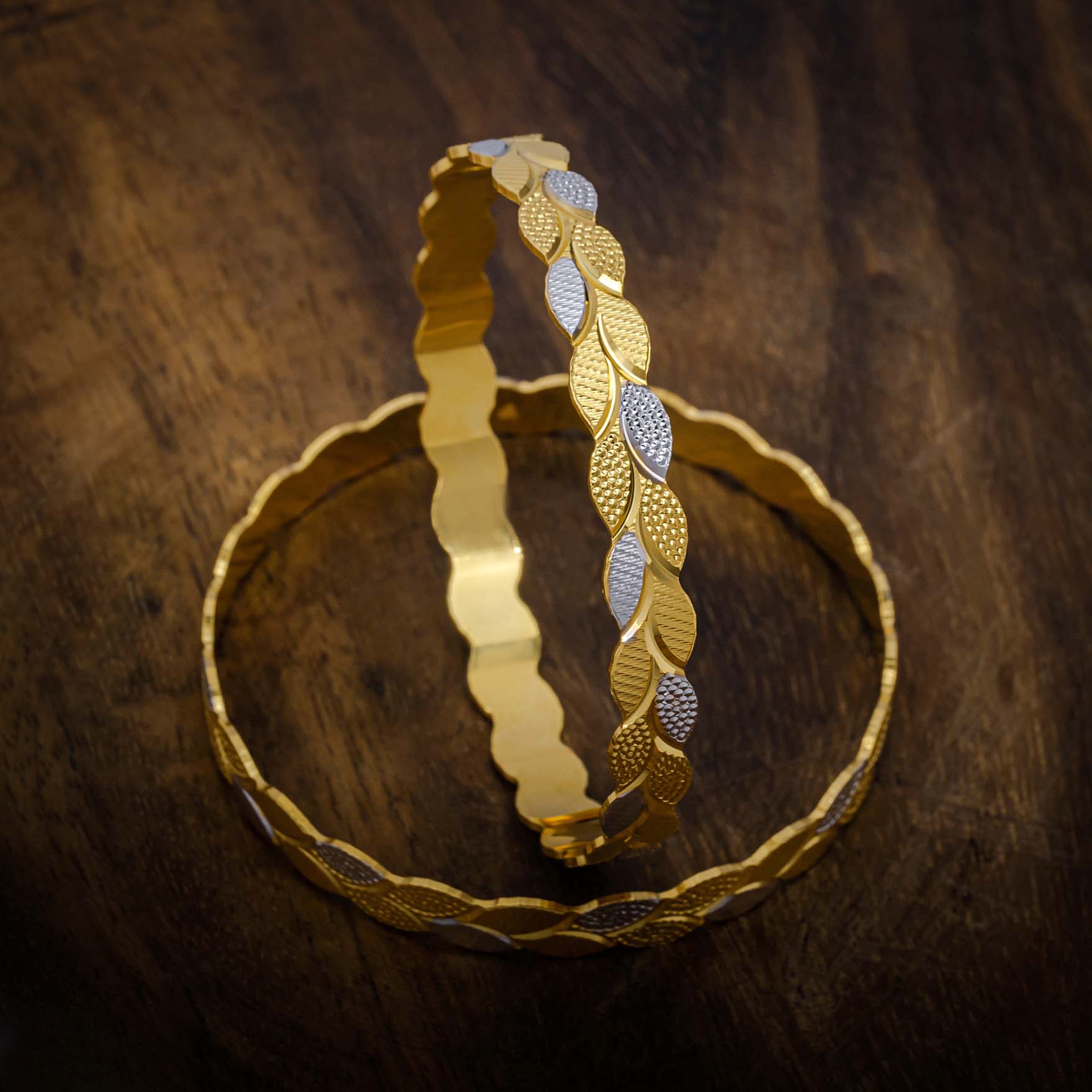 Rhodium Bangle PRGB43-091