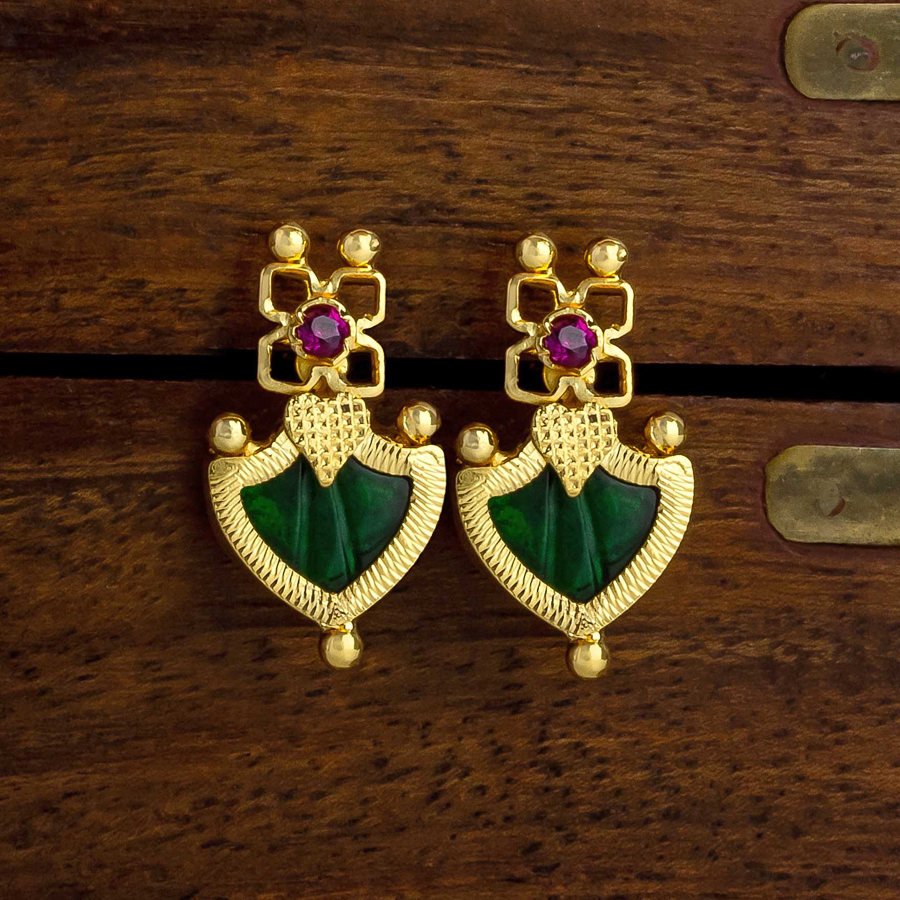 Palakka Stone Earring PSPKSTPG21-041