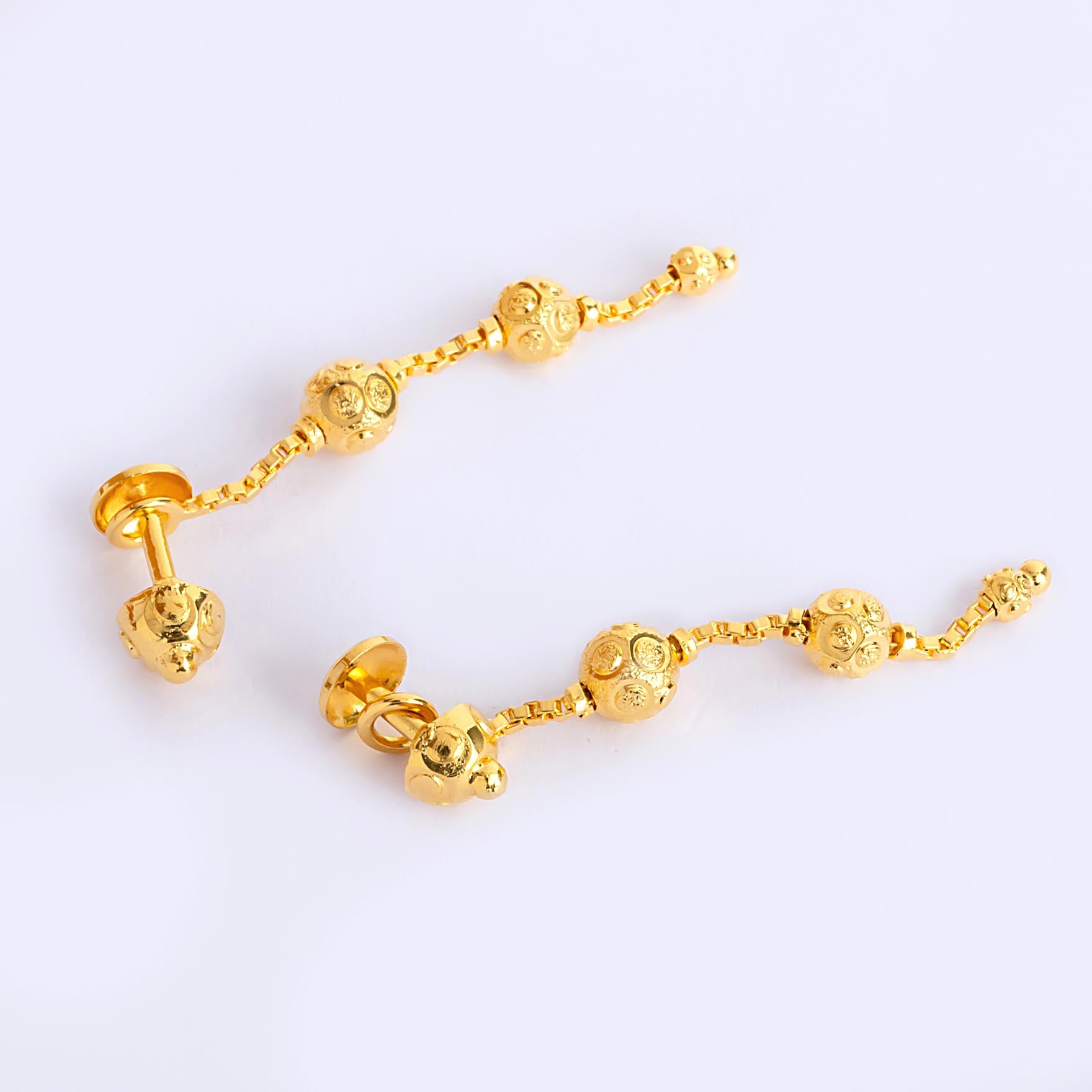 Golden Earrings With Hanging PGHST50-041