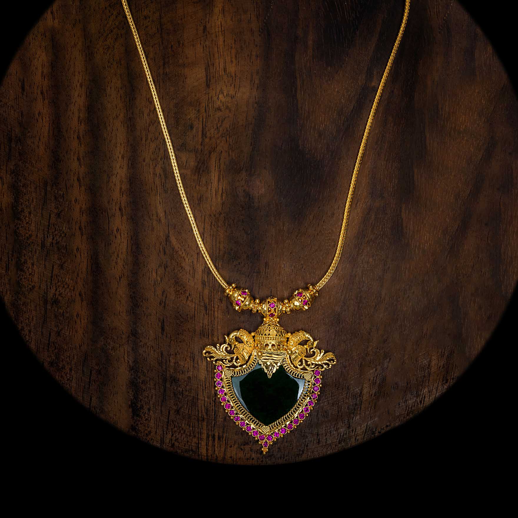 Palakka Stone Necklace PSPKNPG19-0311