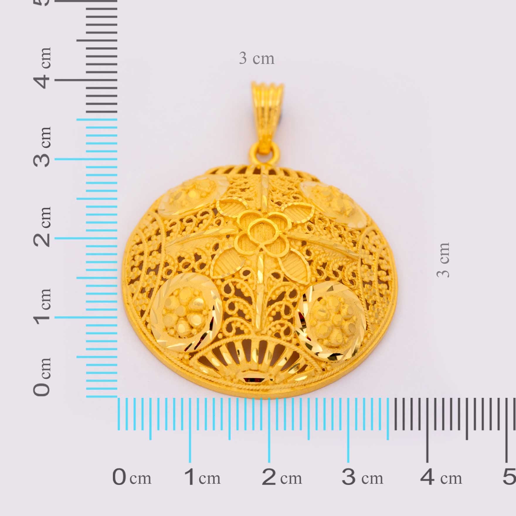 Gold Pendant PGLT87-031
