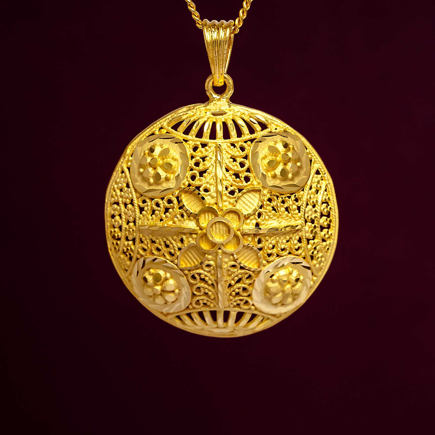 Gold Pendant PGLT87-031