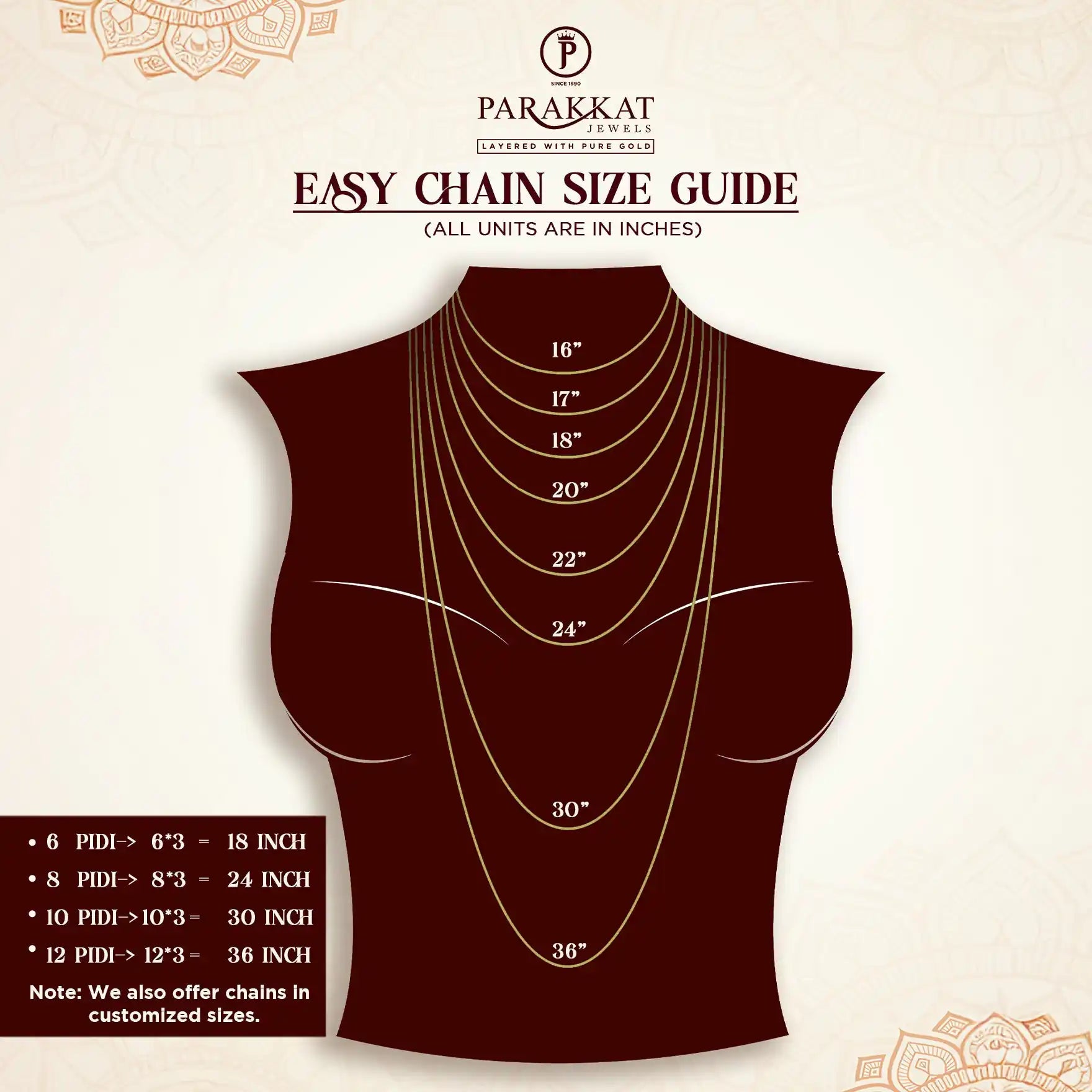 Millennium Chain PCM10 — Gold Plated Jewellery | Parakkat Jewels