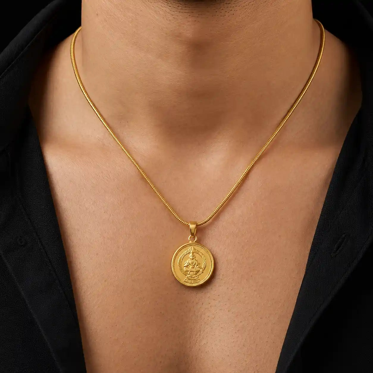 Gold Layered Coin Pendent PGLT97-06