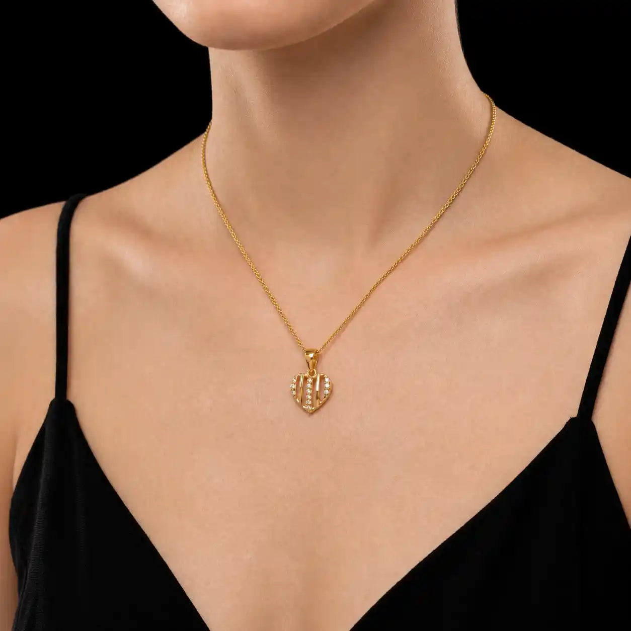 Stone Locket PSLT246W-09 — Gold Plated Jewellery | Parakkat Jewels